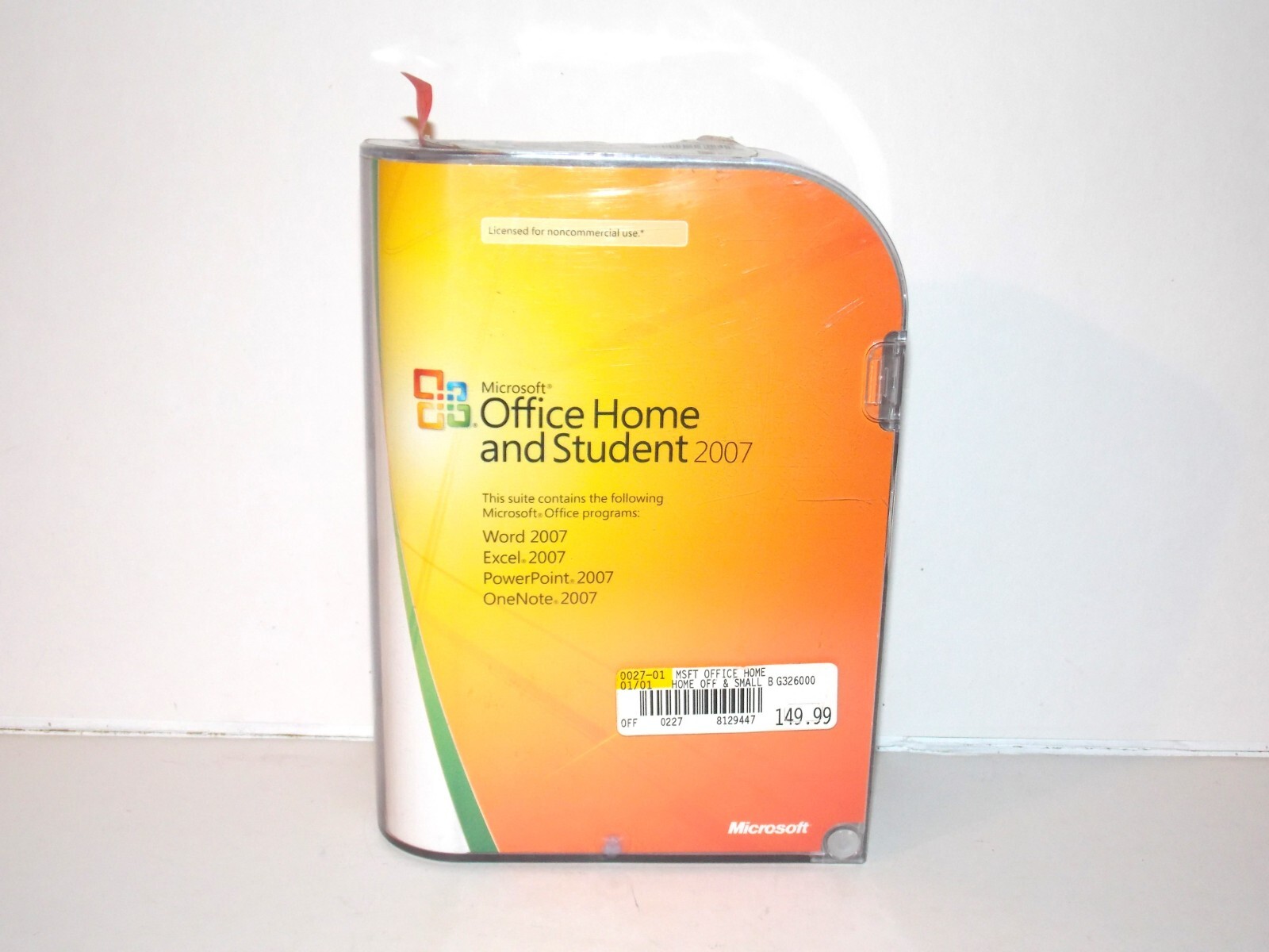 Microsoft Office 2007 Home and Student Disc In Original Case With Product Key