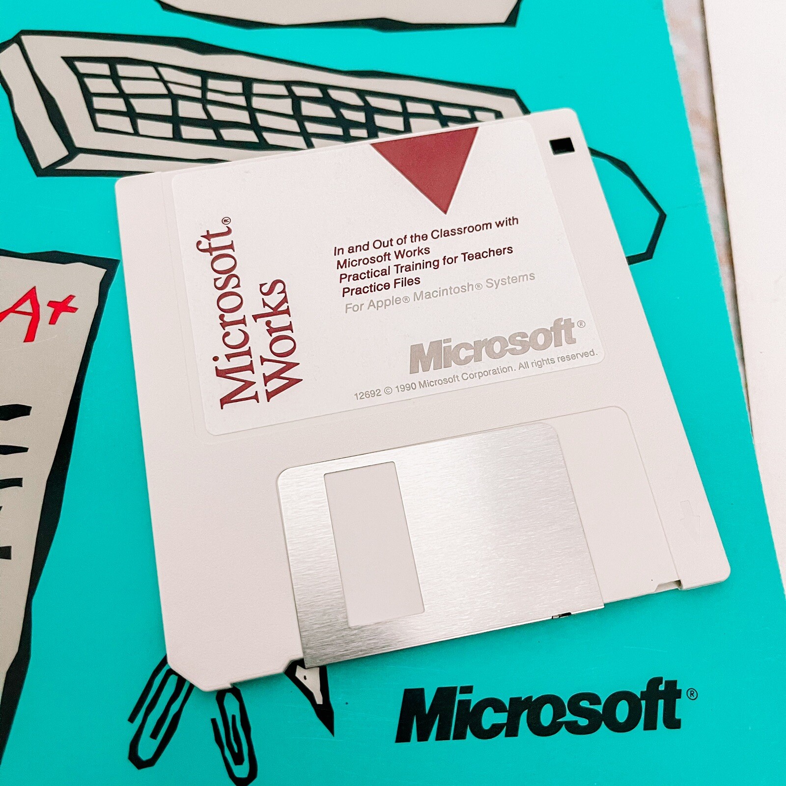 In And Out Of The Classroom With Microsoft Works W/ Floppy Disc 1990 Teachers