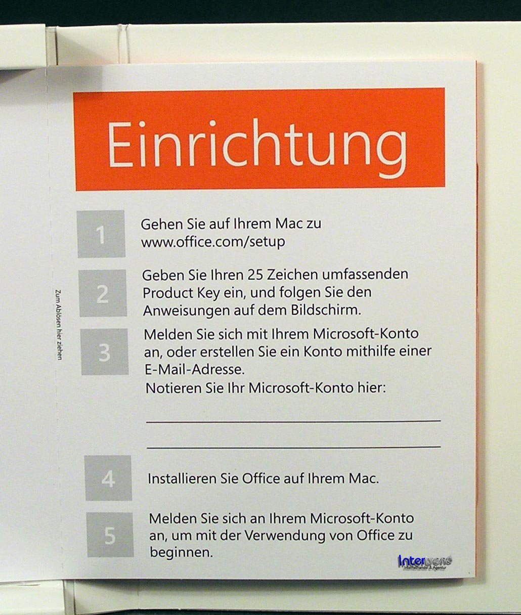 Microsoft Office Home & Business 2016 Vollversion Box 1 Mac Deutsch OVP NEU