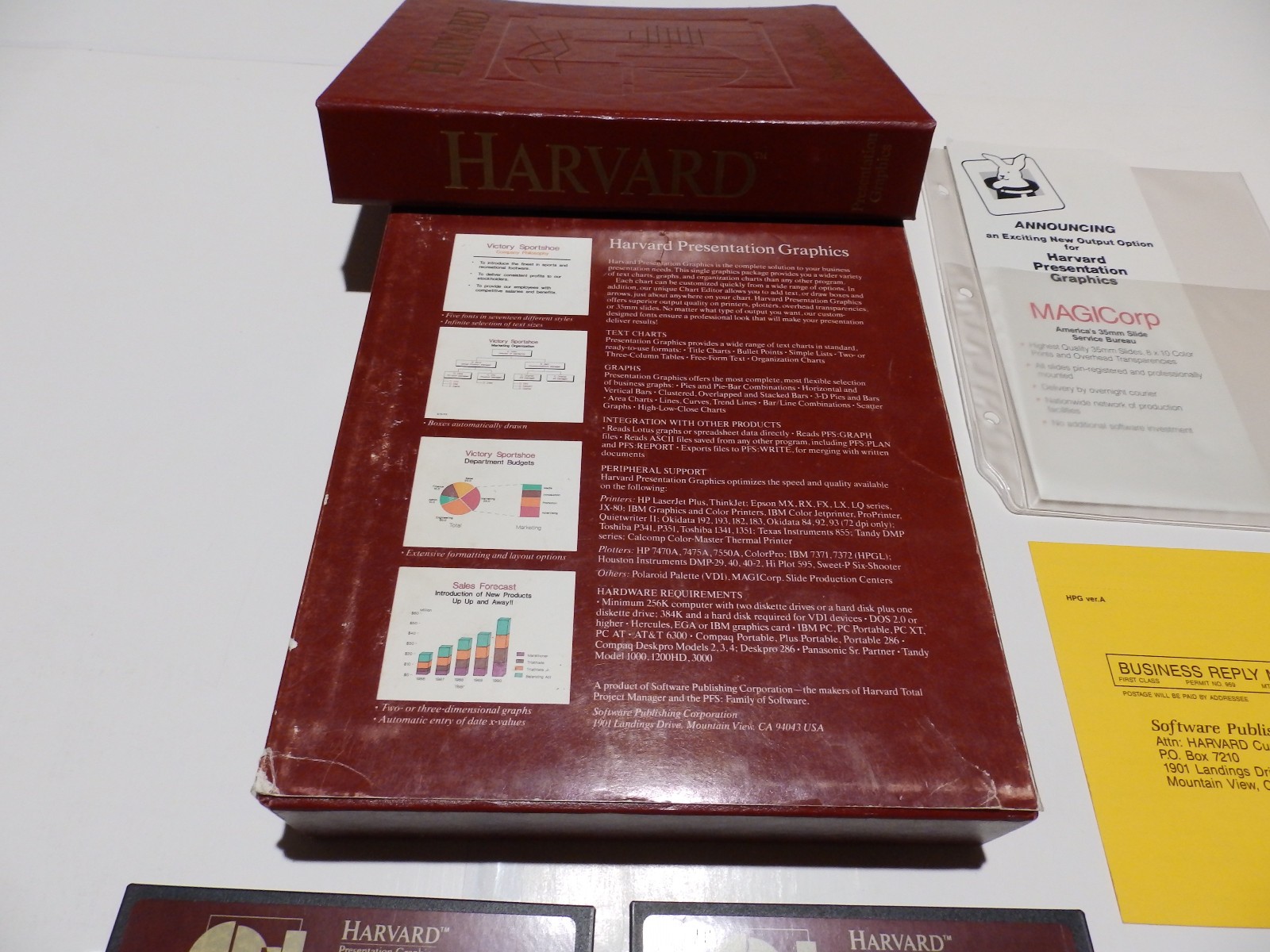 Vintage Software – Harvard Presentation Graphics Version A (March 1986)