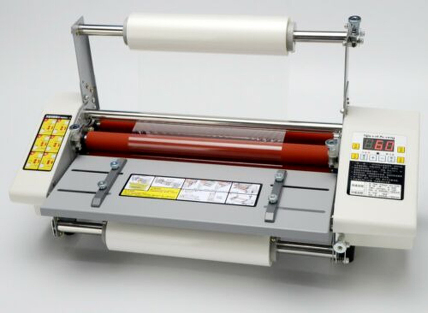 13″ (335mm) A3 4 Rollers Roll Laminating Machine Speed Adjust Cold Hot Laminator