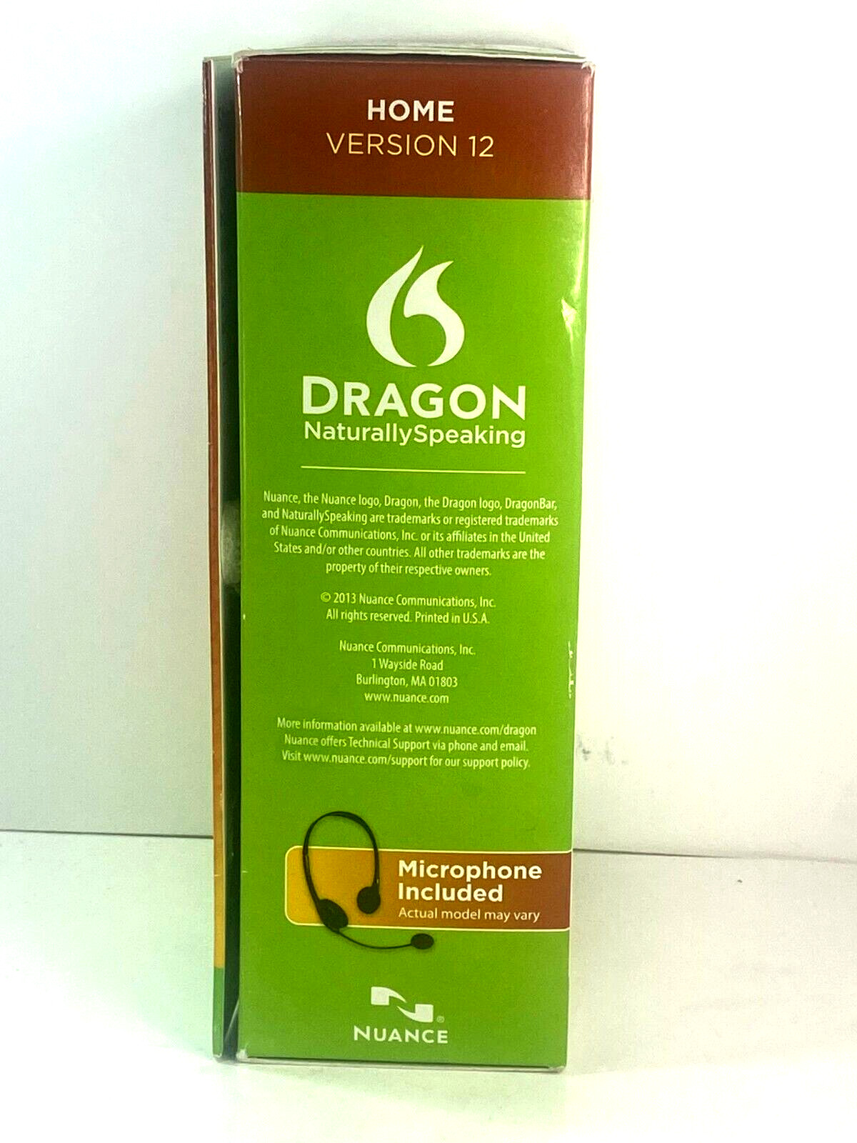 Nuance – Dragon Naturally Speaking 12 Home Edition Speech Recognition Software