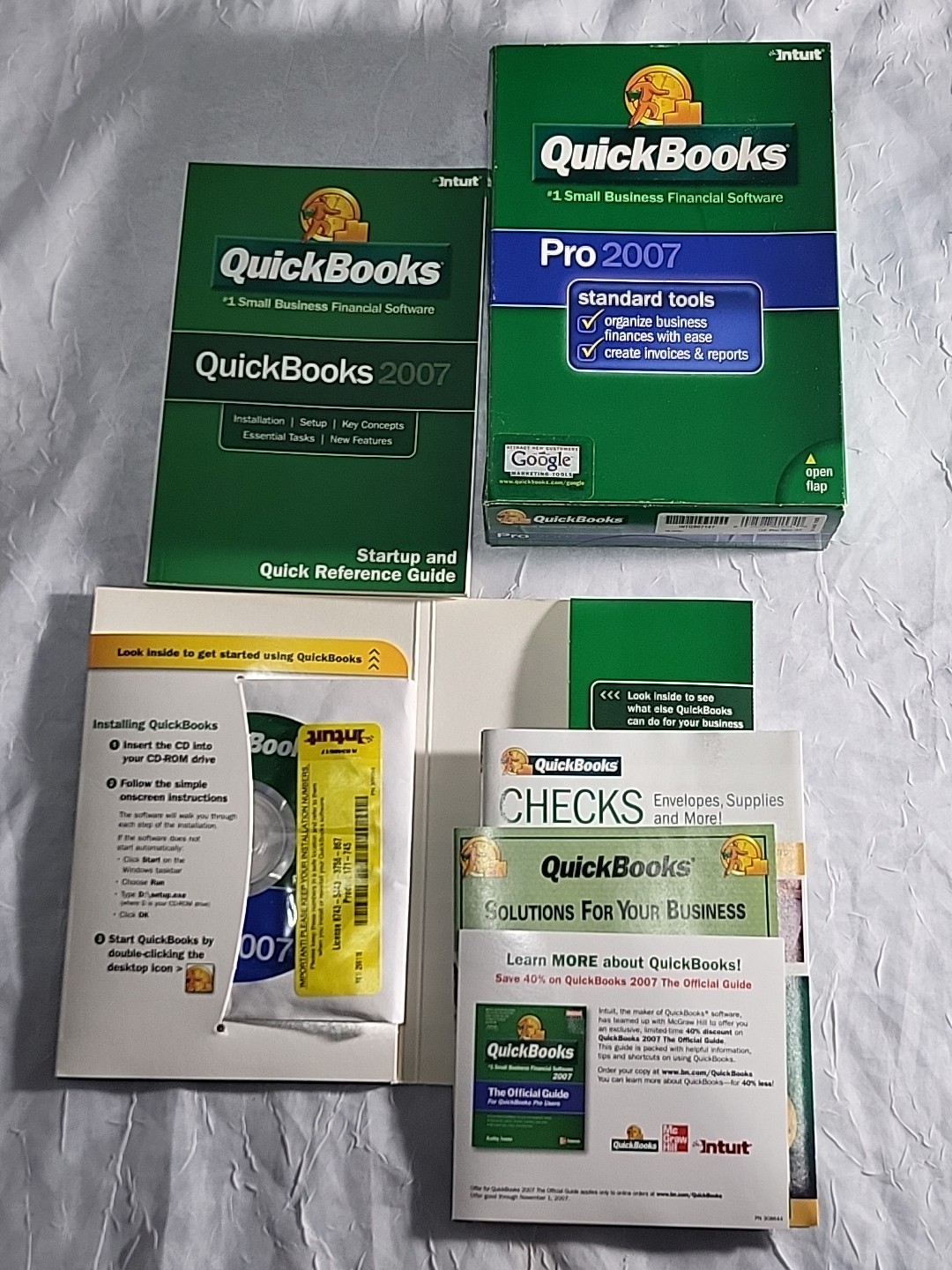 Intuit Quickbooks Pro 2007 Small Business For Windows
