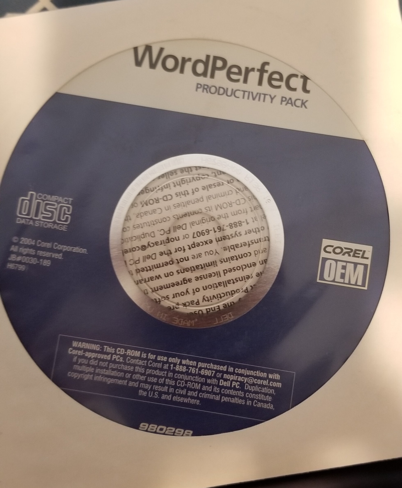 Corel WordPerfect Productivity Pack OEM 2004