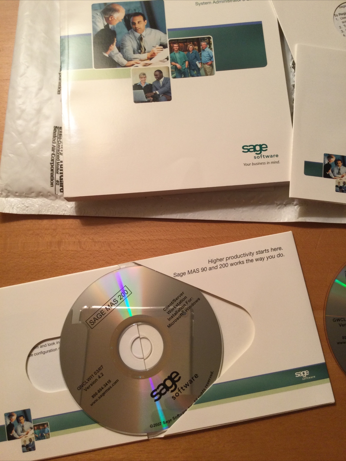New Sage MAS200 4.2, FA, AlertsPro, FRx, Upgrade Versions, Docs, CDs, Etc