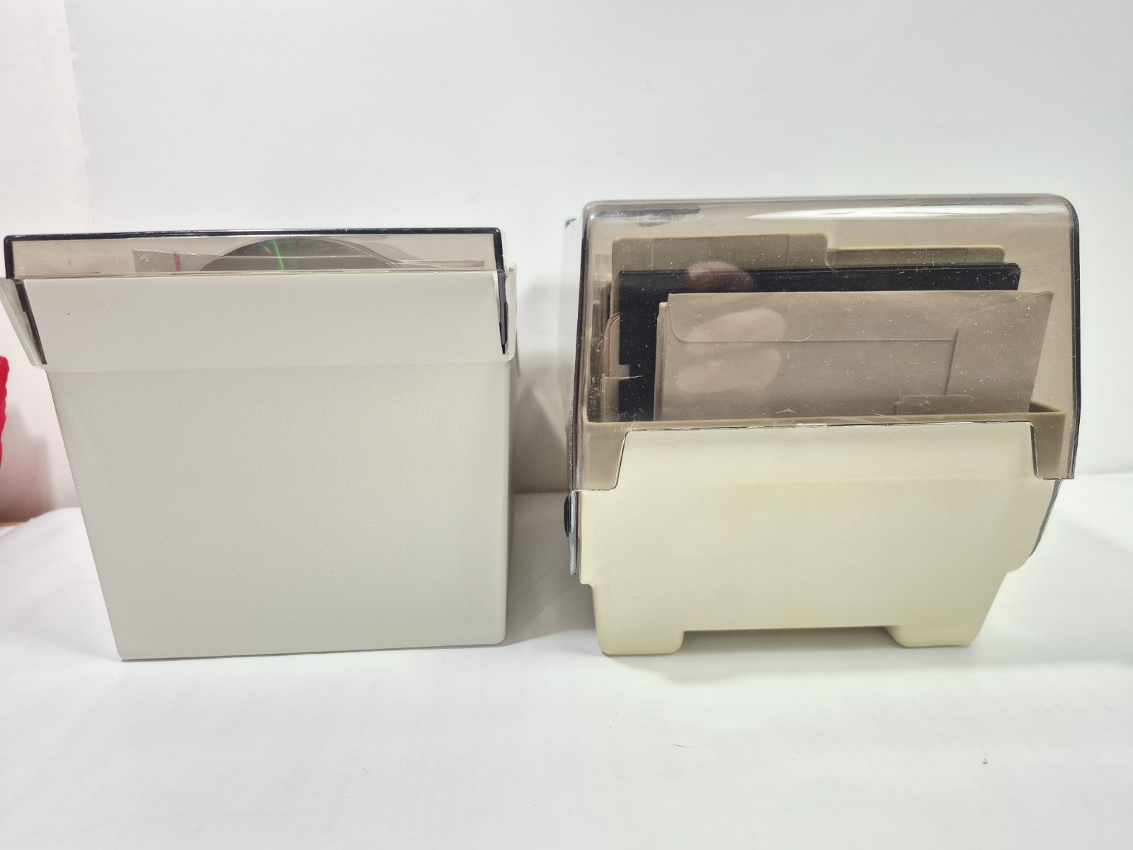 Vintage MediaMate Storage Dividers & PC Software Media Lot, Floppy Disk & Cds