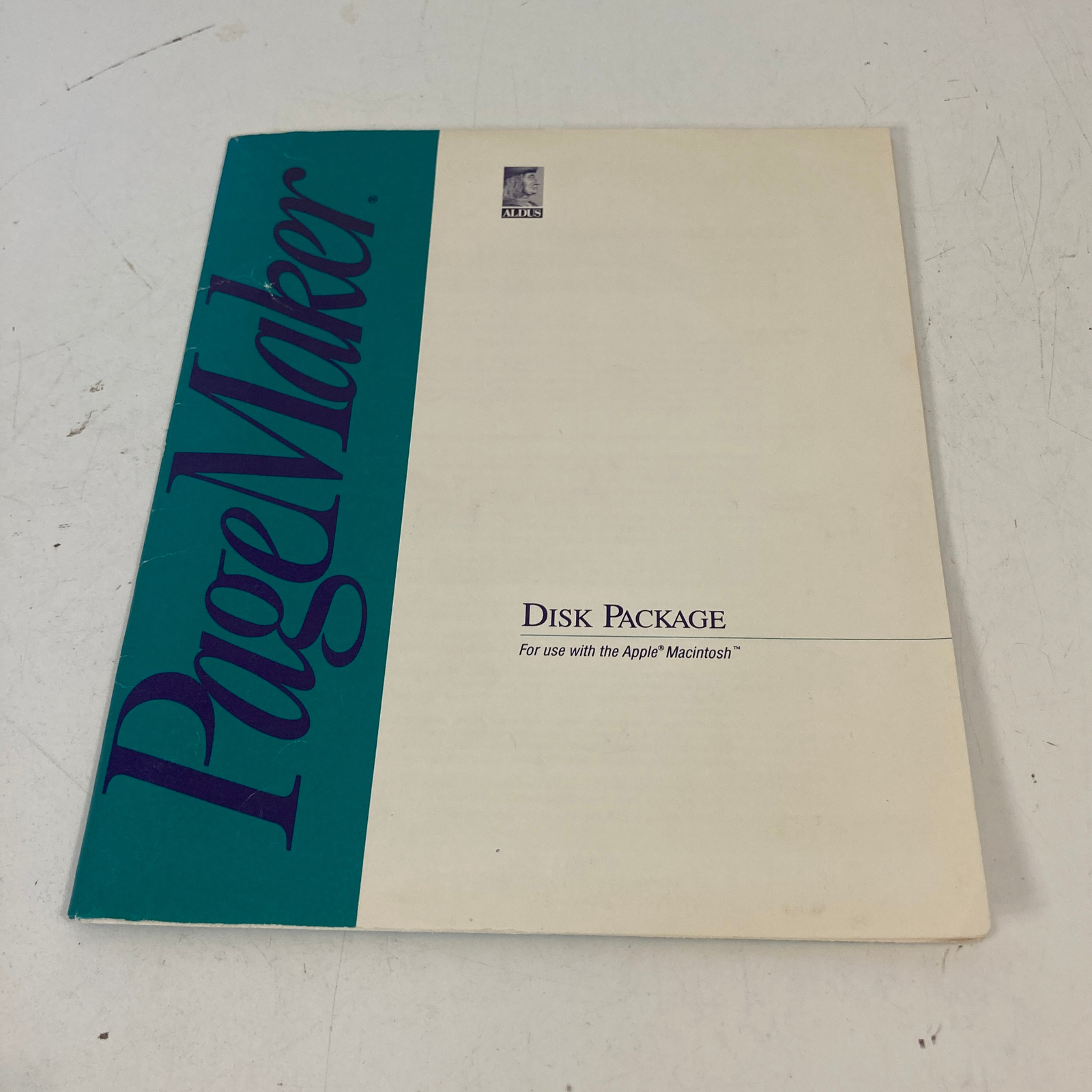 Aldus PageMaker Version 4.00 For Apple Macintosh 3.5″ Floppies 1990