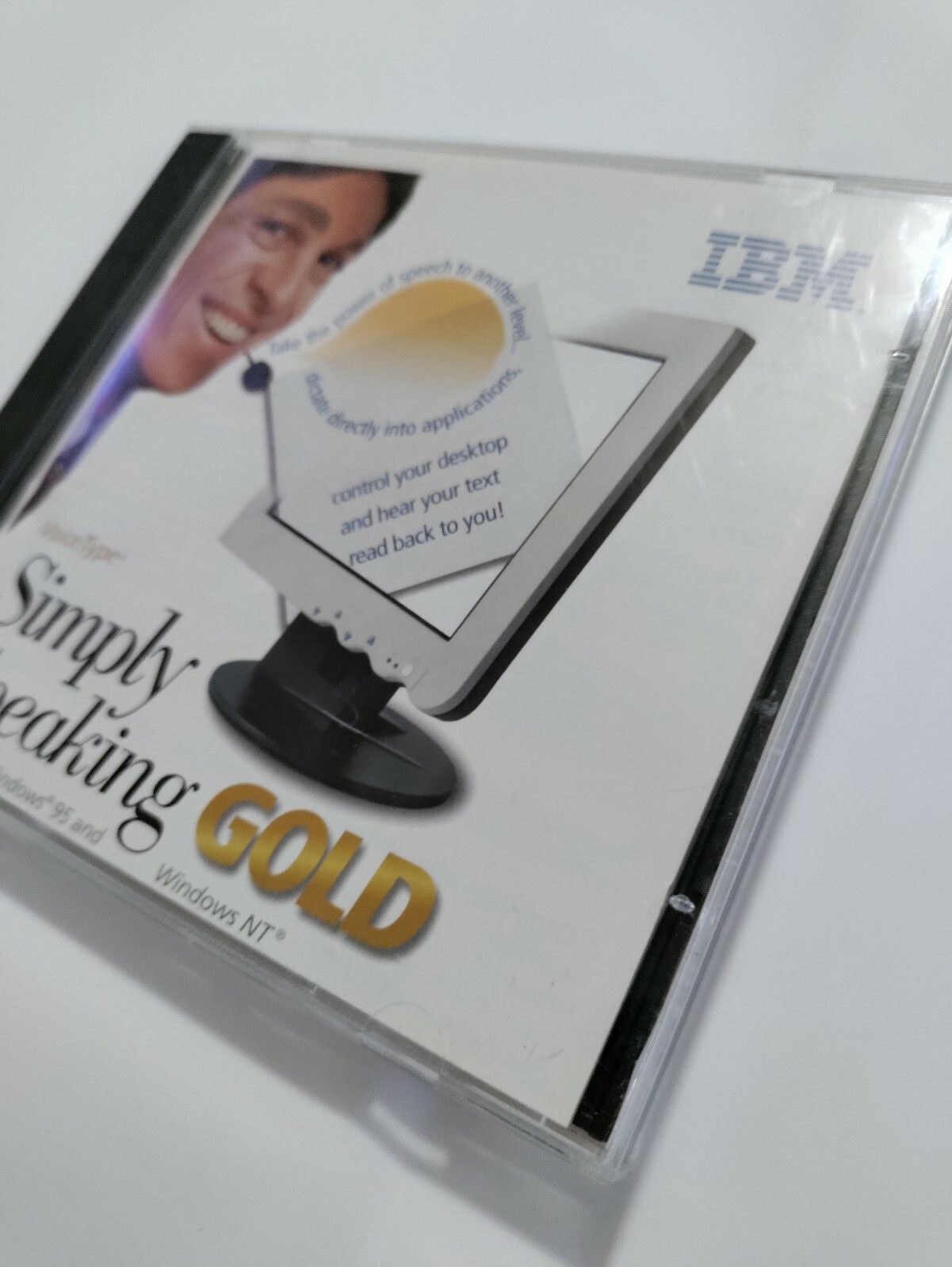 IBM Voice Type Simply Speaking GOLD Vintage Software For Windows 95