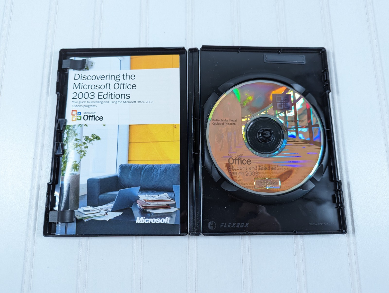 Microsoft Office 2003 Student and Teacher Edition Full Version MS w/ Key booklet