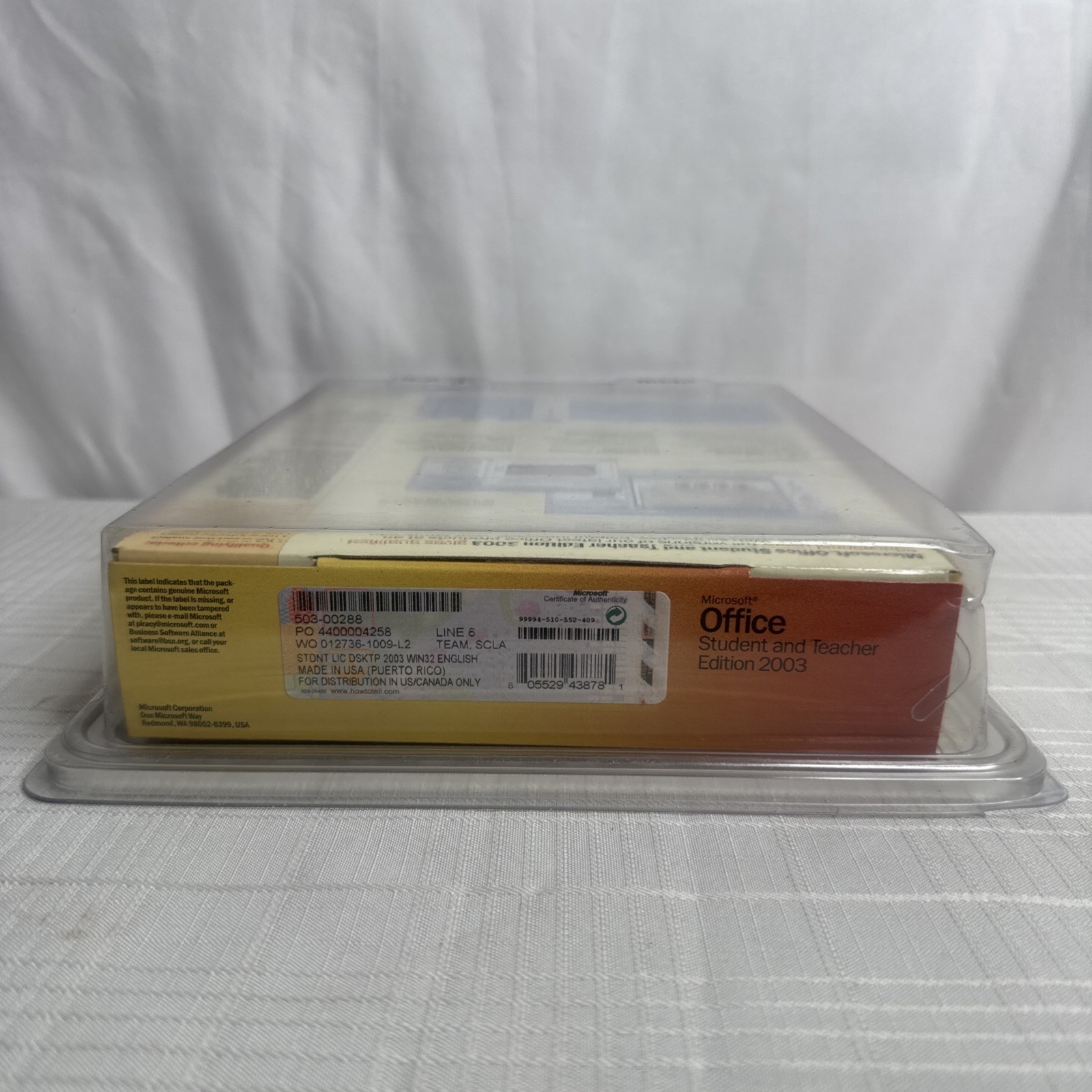 Microsoft Office Student and Teacher Edition 2003 Word Excel NEW SEALED READ