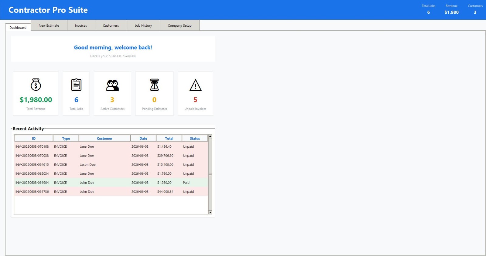 Contractor Pro Suite