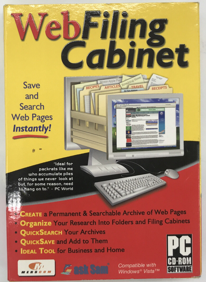 Merscom WebFiling Cabinet For Windows Vista