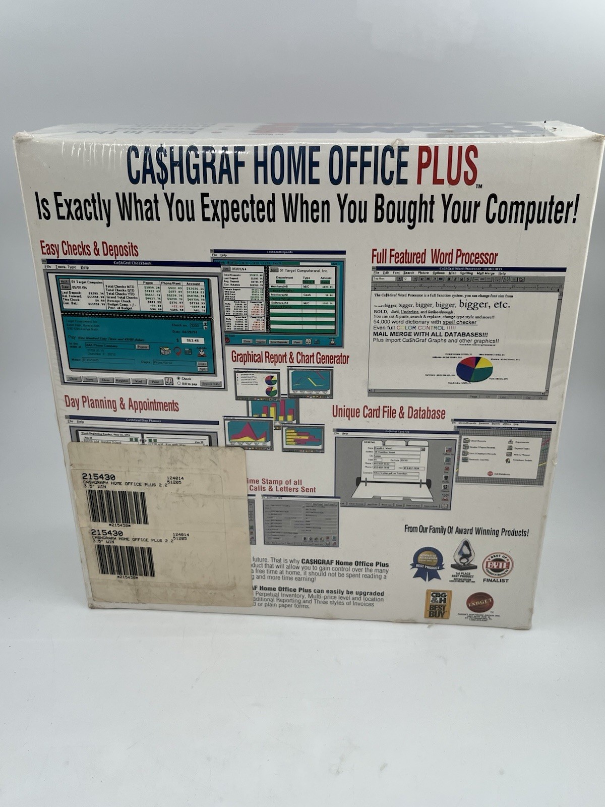 Sealed Brand New – Home Office Plus For Windows – Version 2.22 – 1994