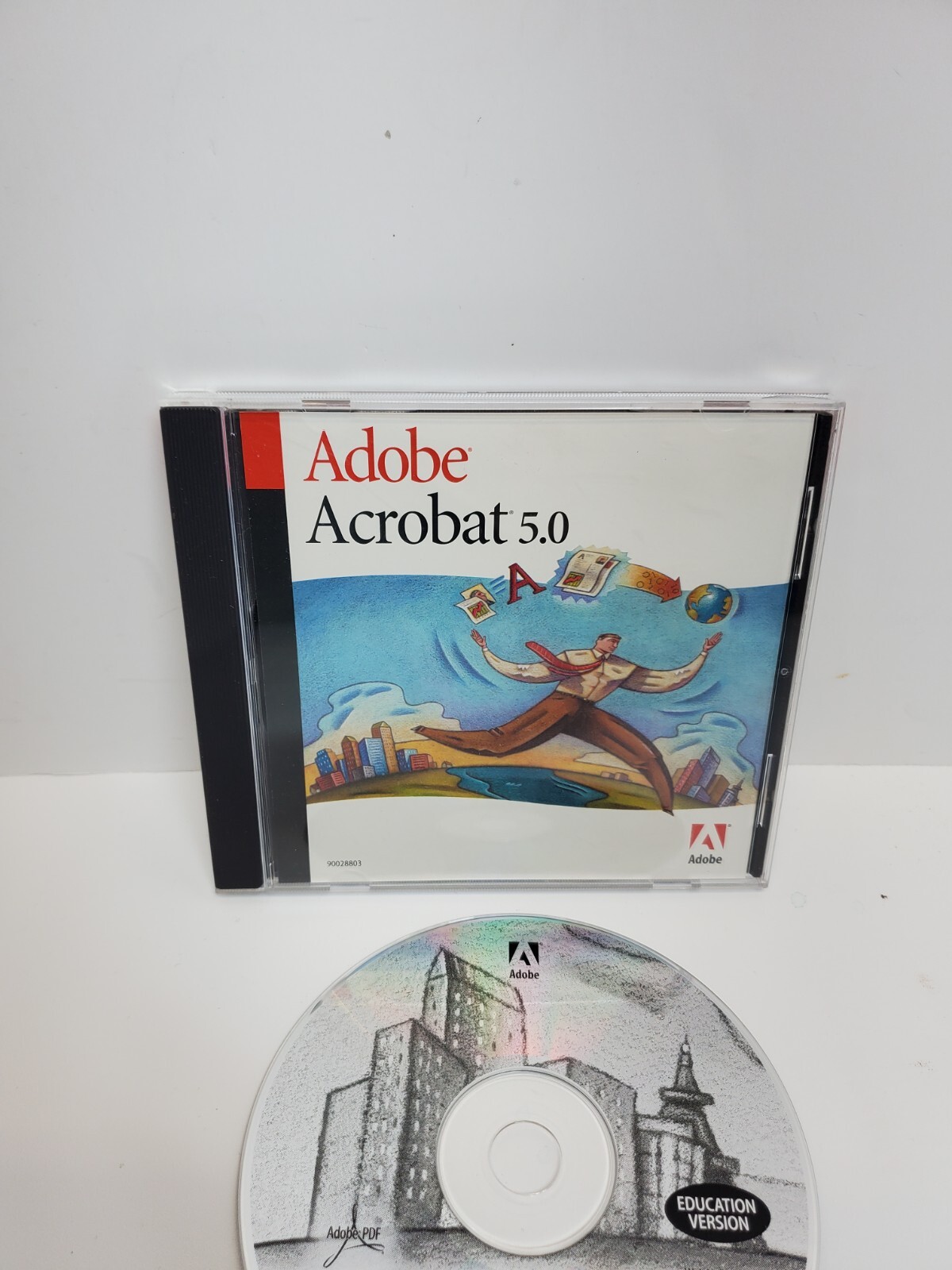 Adobe Acrobat 5.0 CD Software 2001 with Serial Number