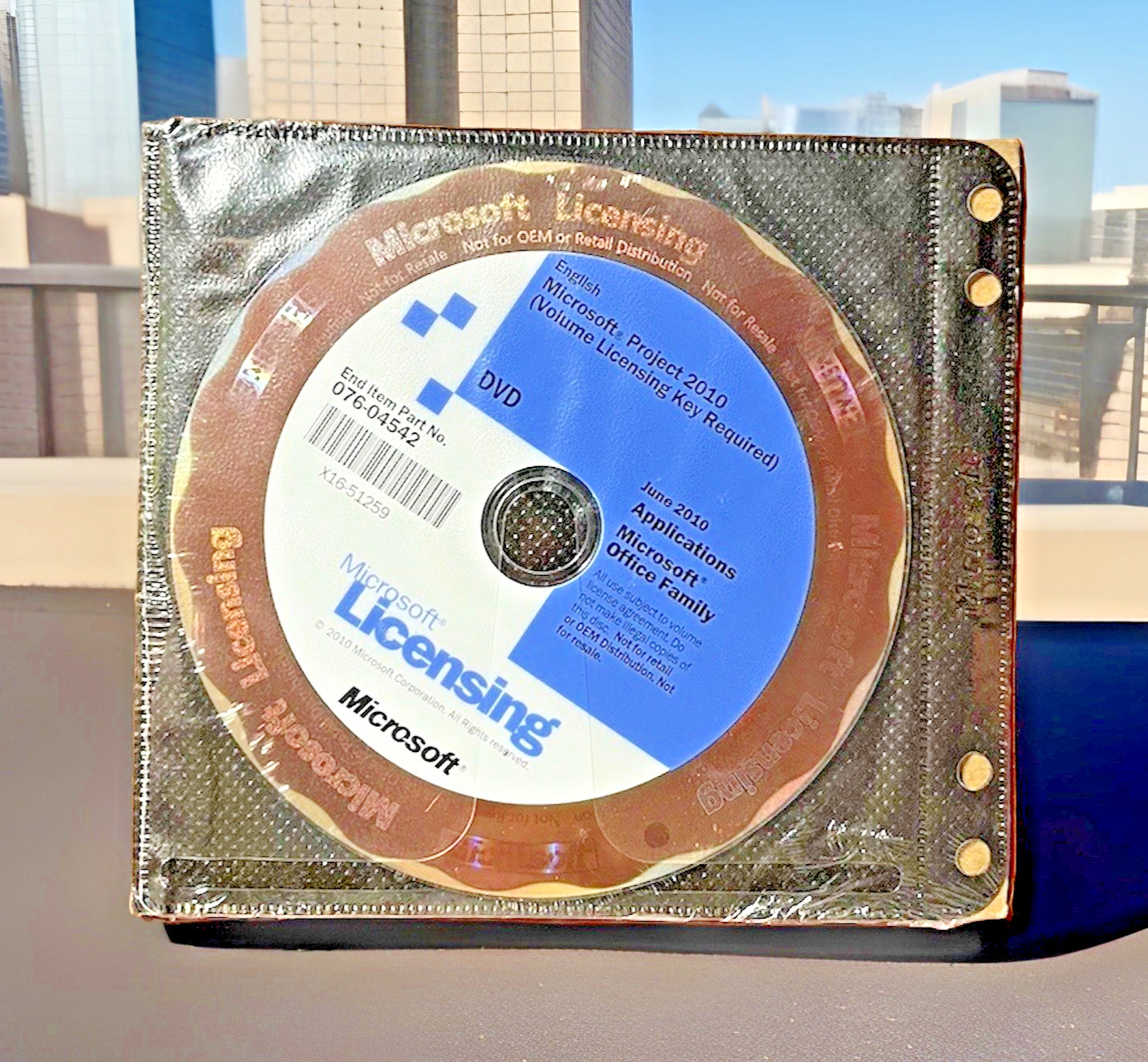 Microsoft Project Professional 2010 32/64-bit OEM Disk. VL