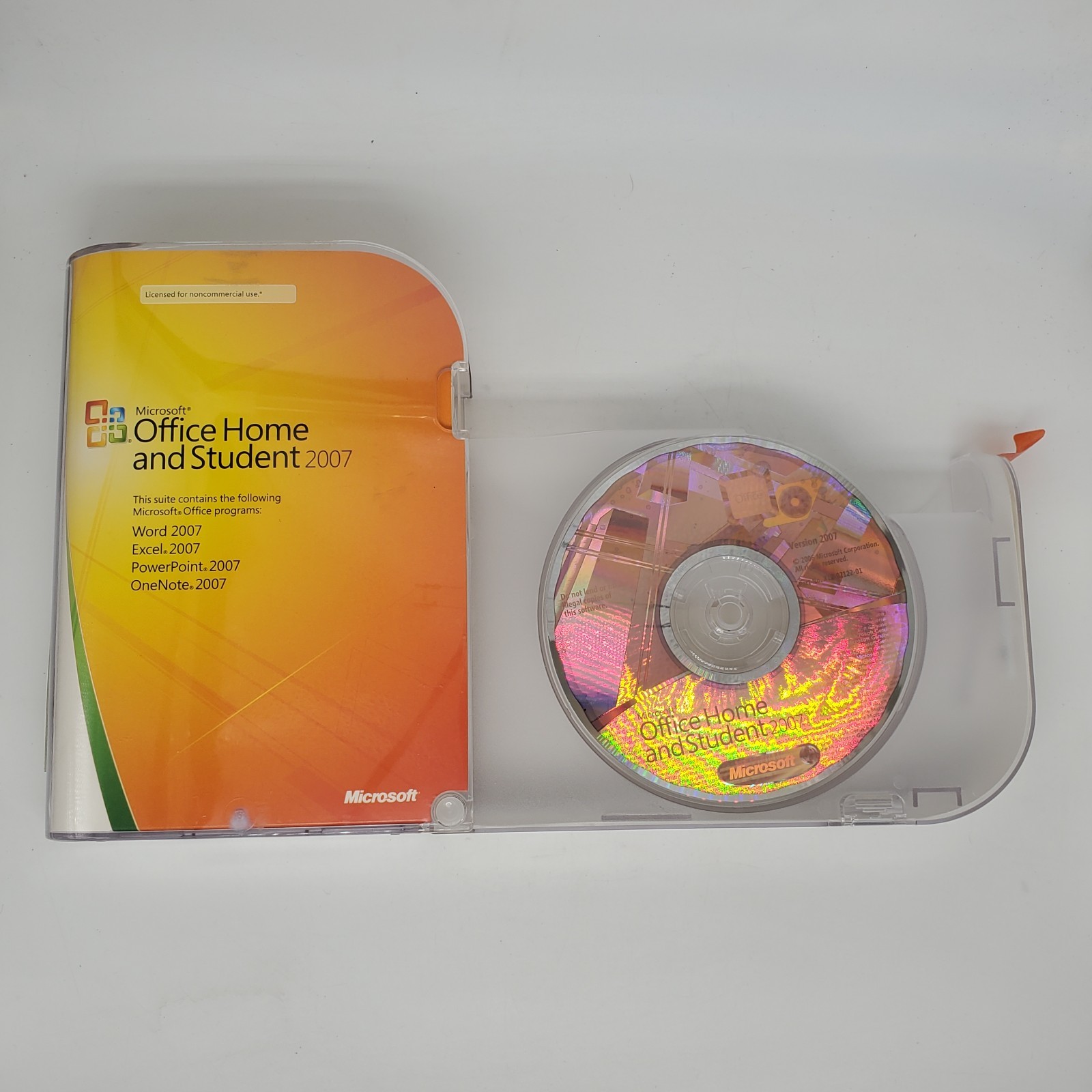 Microsoft MS Office Home and Student 2007 Word Excel PowerPoint OneNote with Key