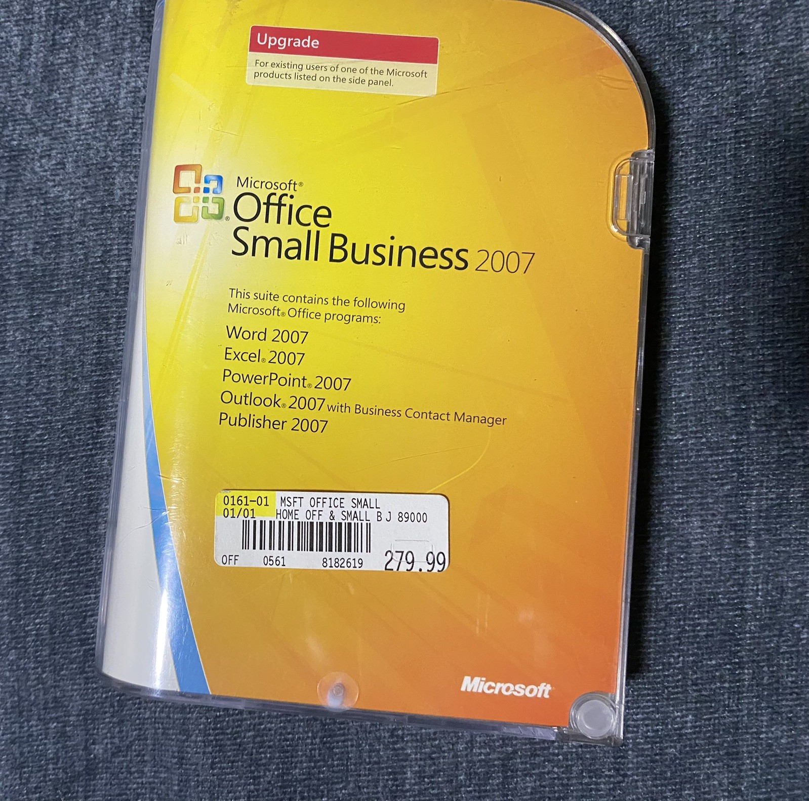 Microsoft Office Small Business Upgrade Edition 2007 w/ Key number