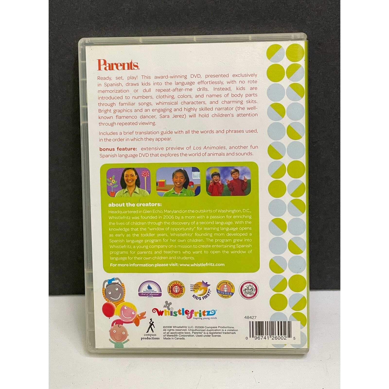 Parents LET’S LEARN SPANISH 2-5 Years (DVD, 2008) Spanish Immersion