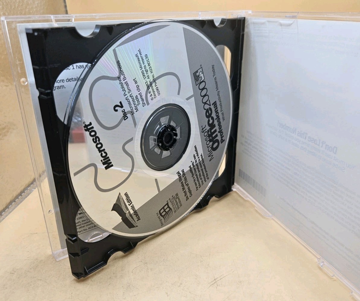 Microsoft Office 2000 Professional CD Suite X04-84322 for Windows 98/95 English