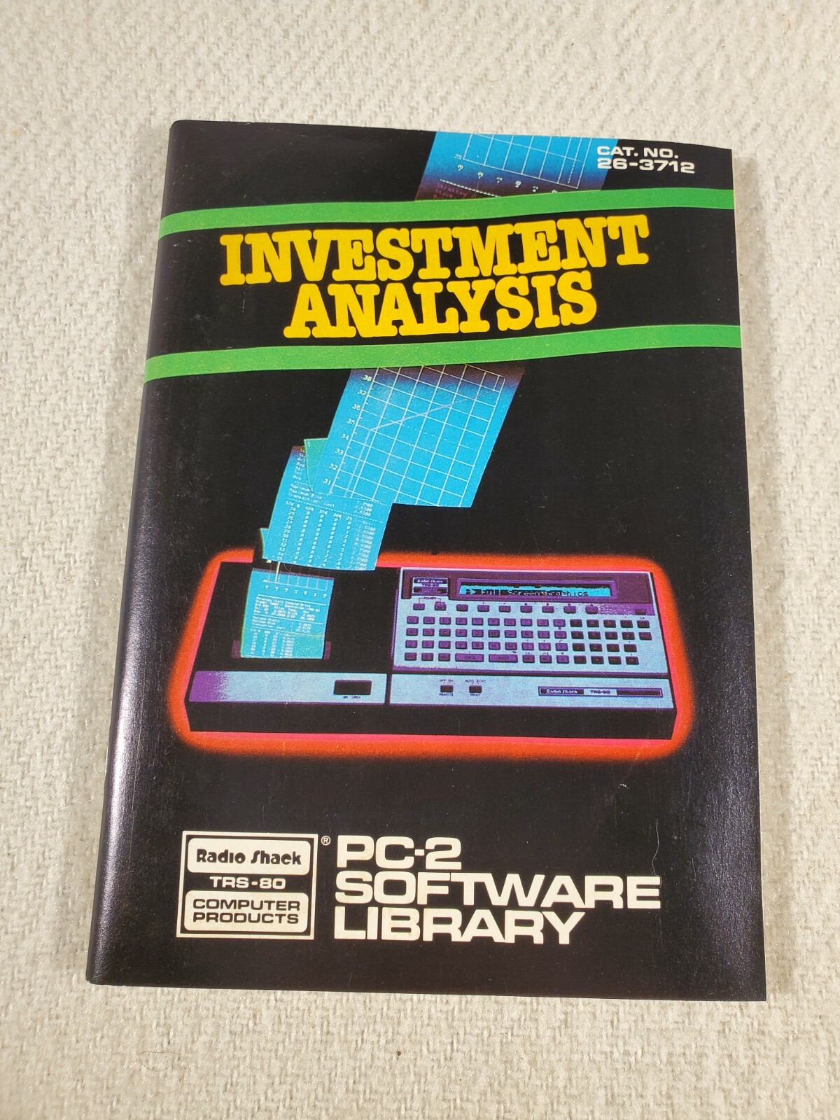 Radio Shack Tandy TRS-80 PC-2 Software Library Cassette ~ Investment Analysis