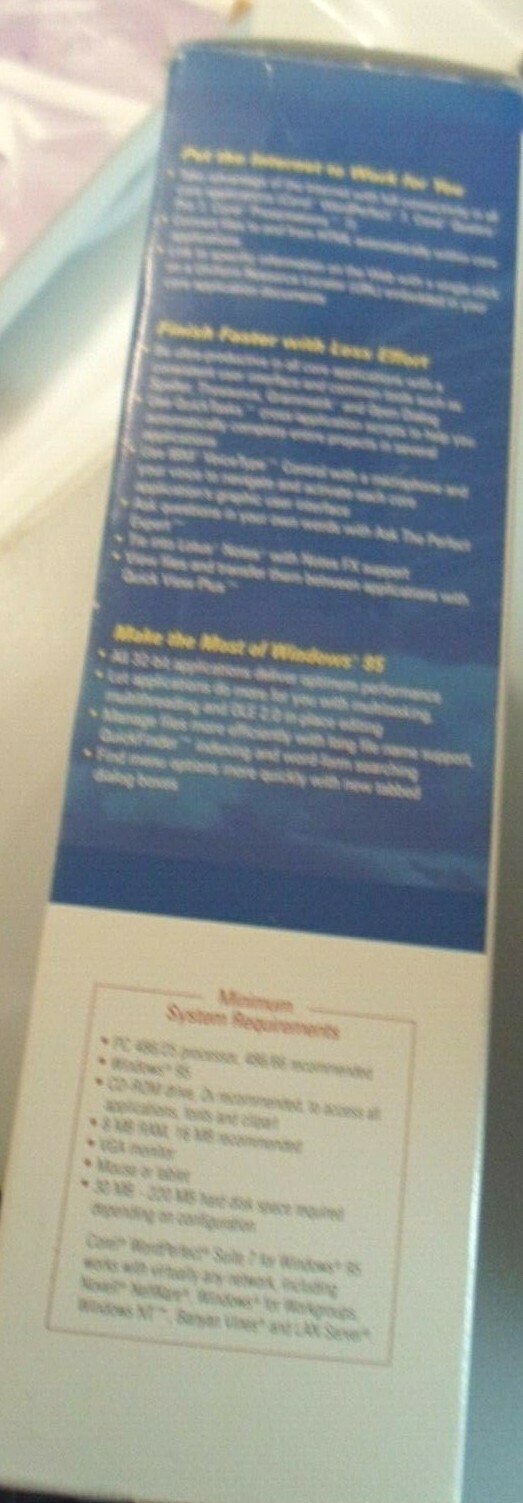 Vintage Corel WordPerfect Suite 7 Windows 95 CD-ROM Books Advertisements