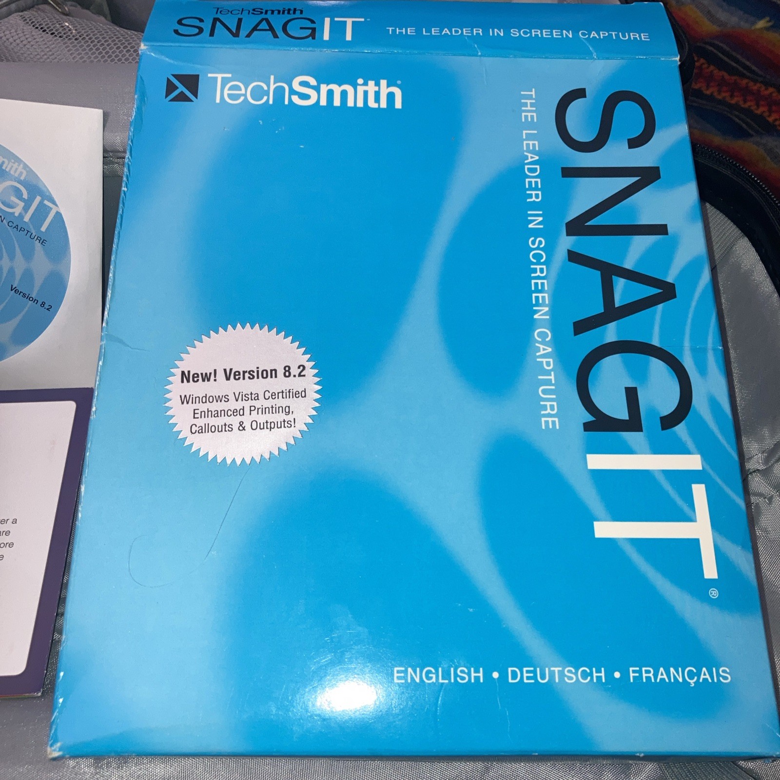 Techsmith Snagit 2006 Windows Version 8.2 Windows Vista Certified Software