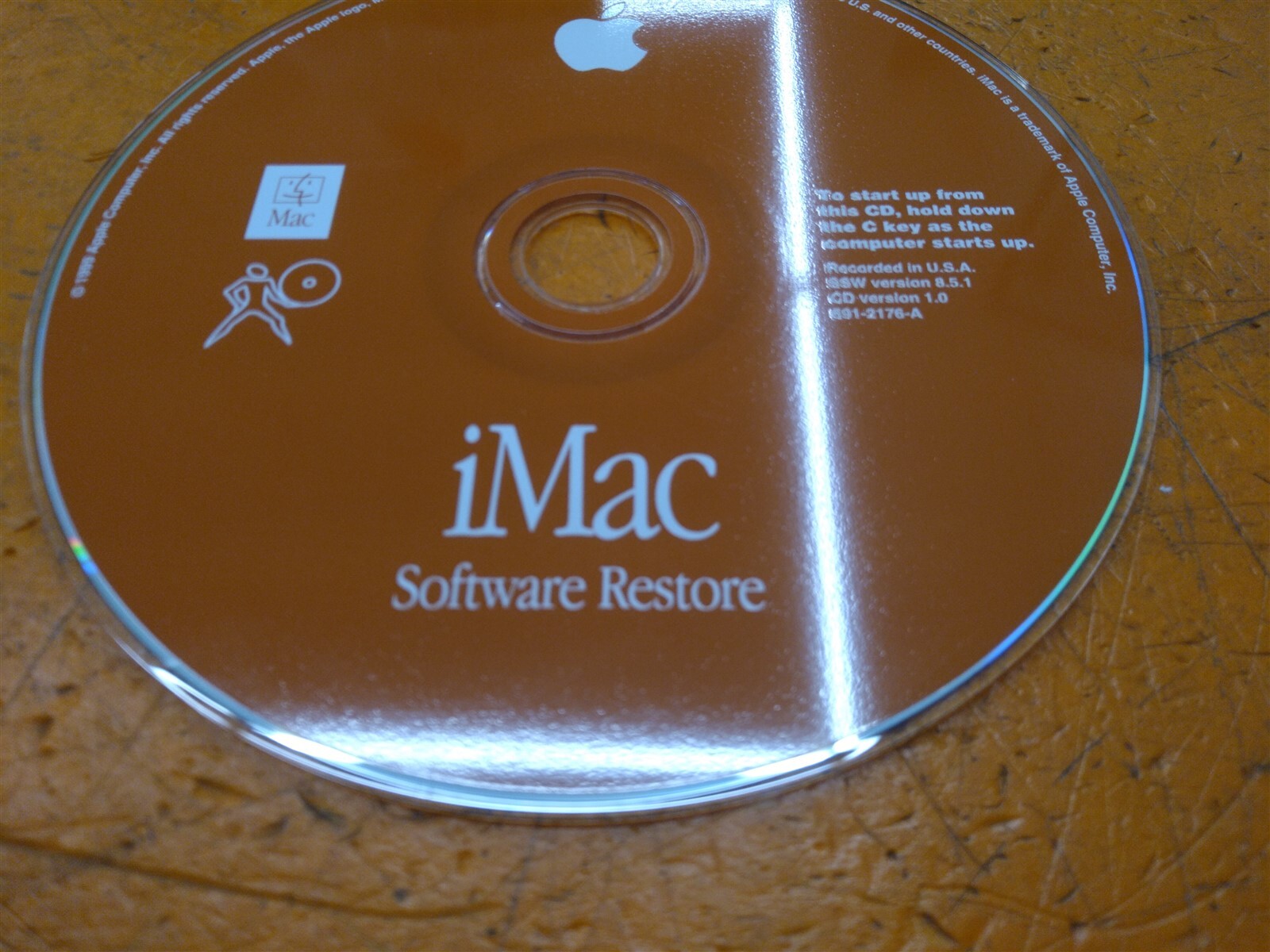 ⭐️⭐️⭐️⭐️⭐️ PC Software CD Disc iMac Software Restore 1999 Version 1.0