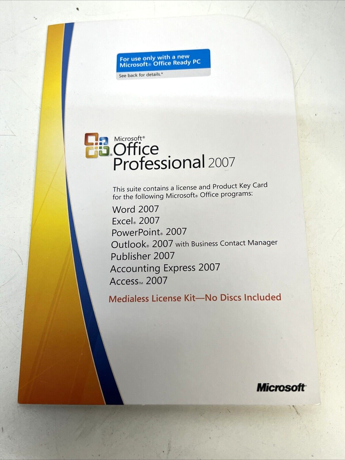 Microsoft Office 2007 Professional Full Version+Product Key Accounting No CD