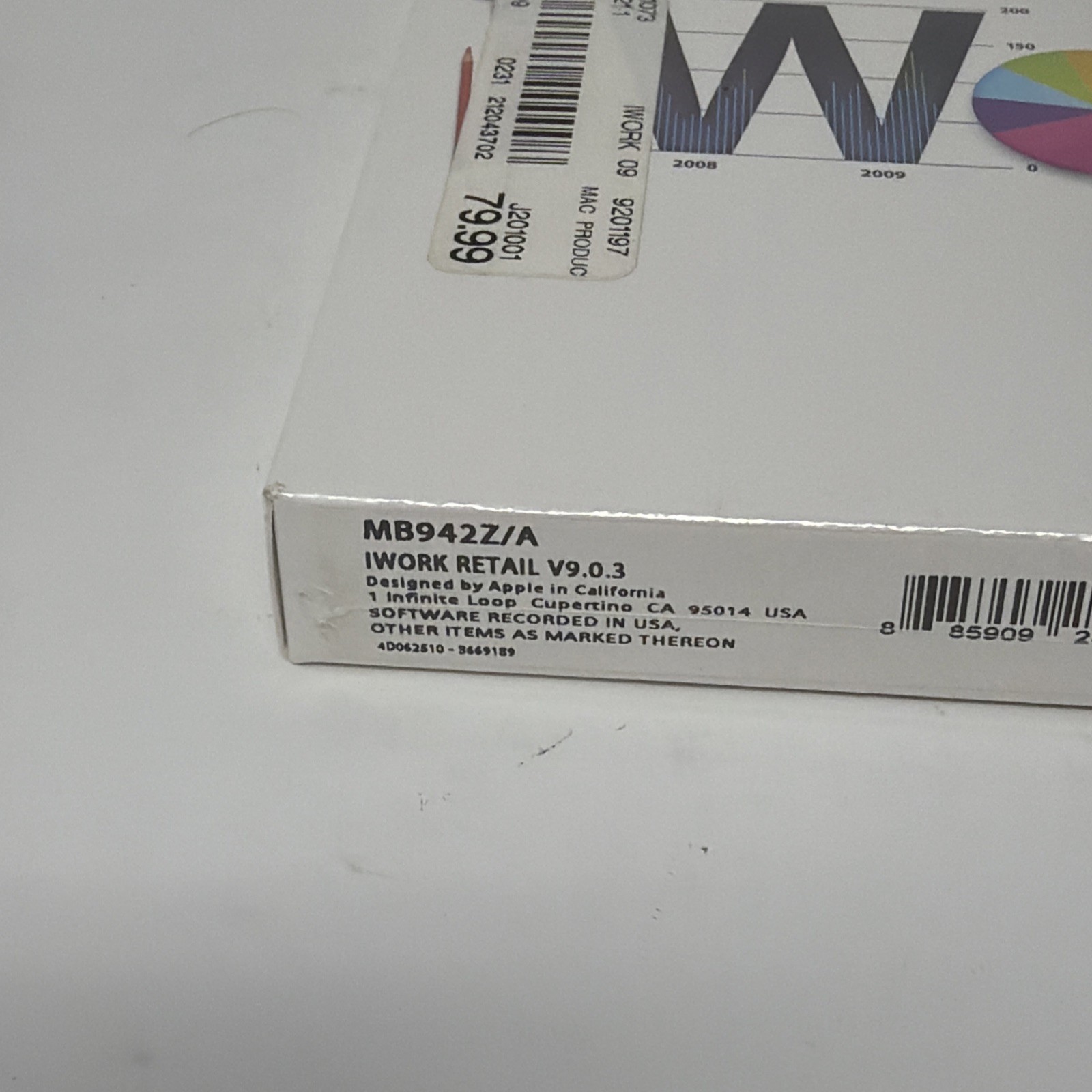Apple iWork ’09 (Retail) (1 User/s) – Full Version for Mac MB942Z(new) A-44
