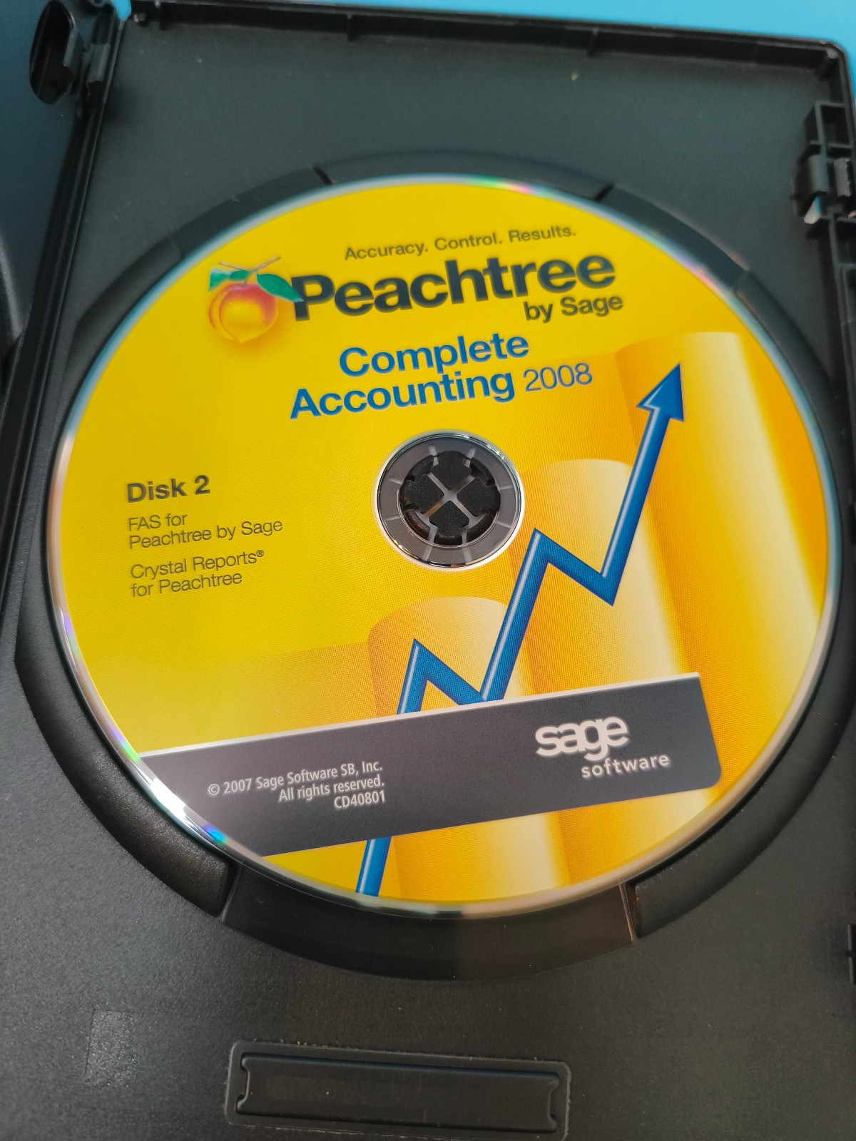 Sage Peachtree Accounting 2008 2 CDs (SN+Reg#+Cust ID incl) – For Windows