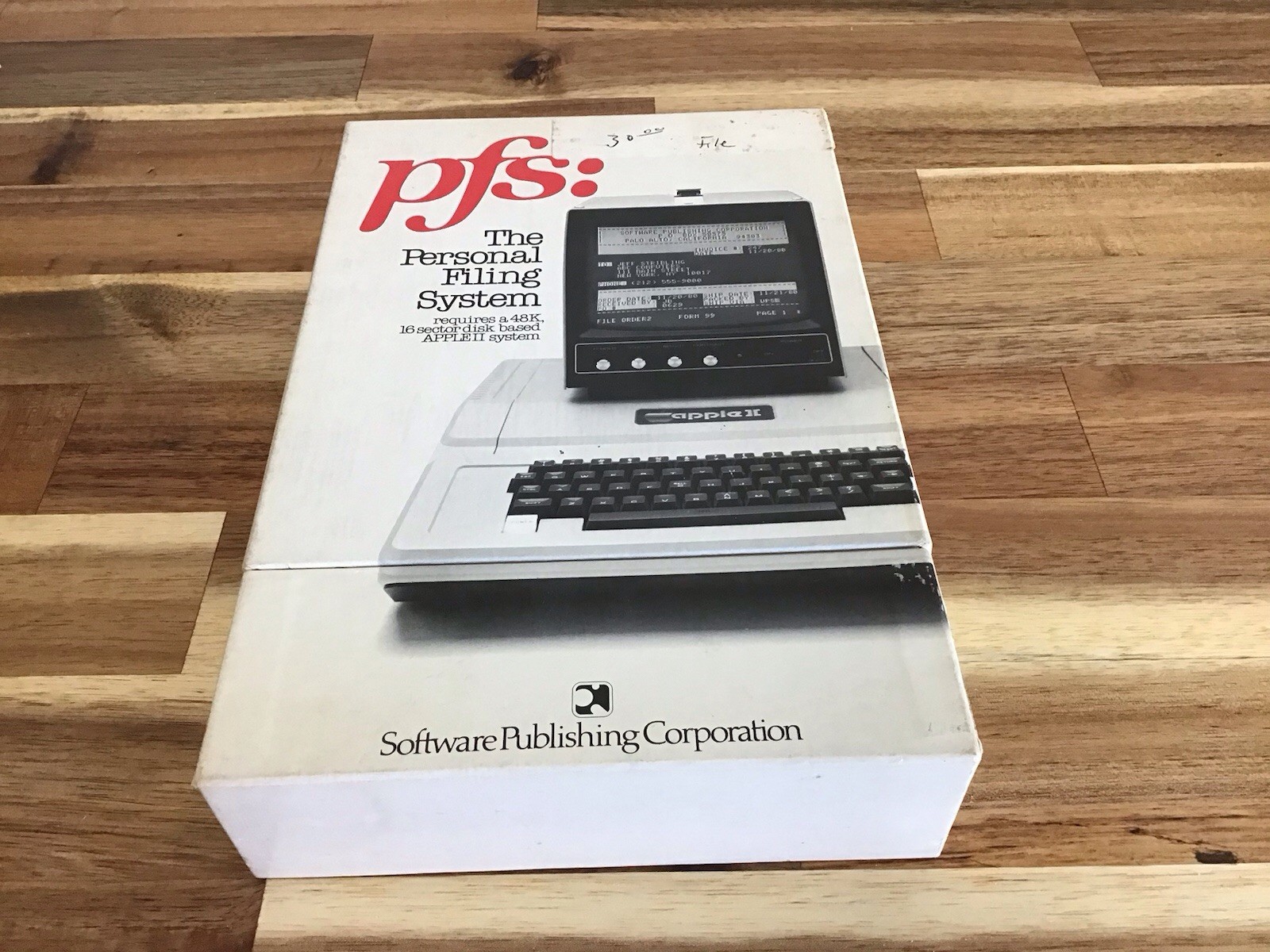 Vintage Apple II PFS Personal Filing System Software