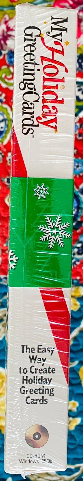 My Holiday Greeting Cards and Postage PC Software Dual Pak Brand New VIntage