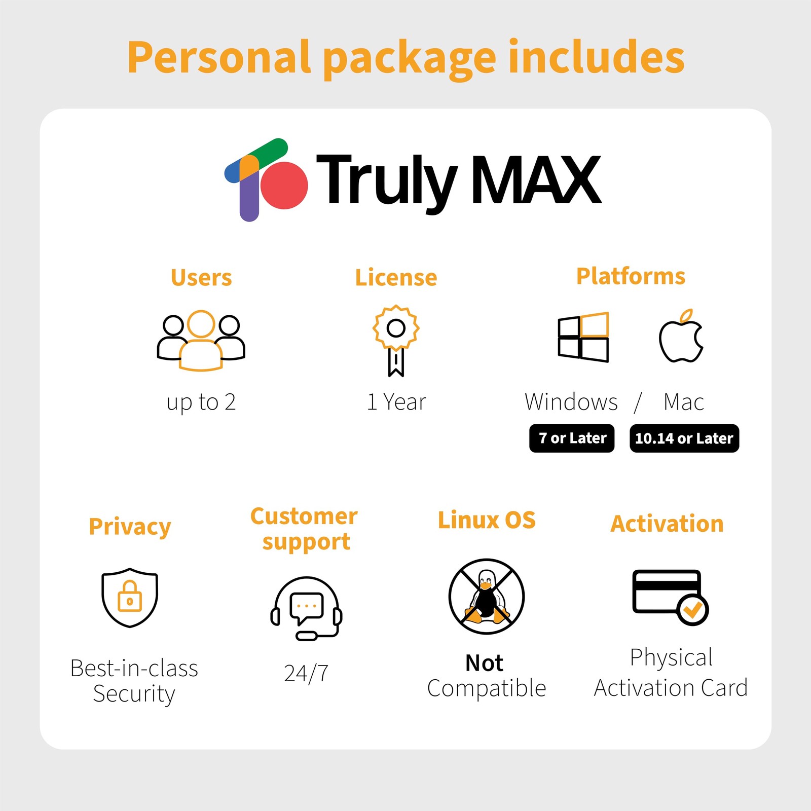 TrulyOffice Truly Max Personal License for Windows | 1-year Subscription | 3…