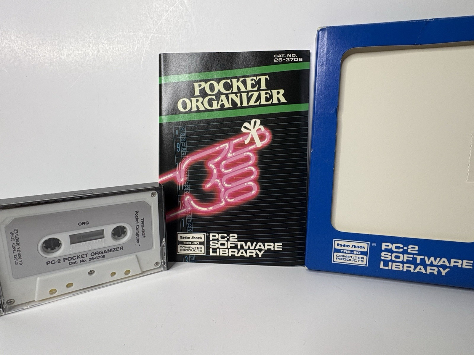 Radio Shack Tandy TRS-80 PC-2 Software Library POCKET ORGANIZER 26-3706