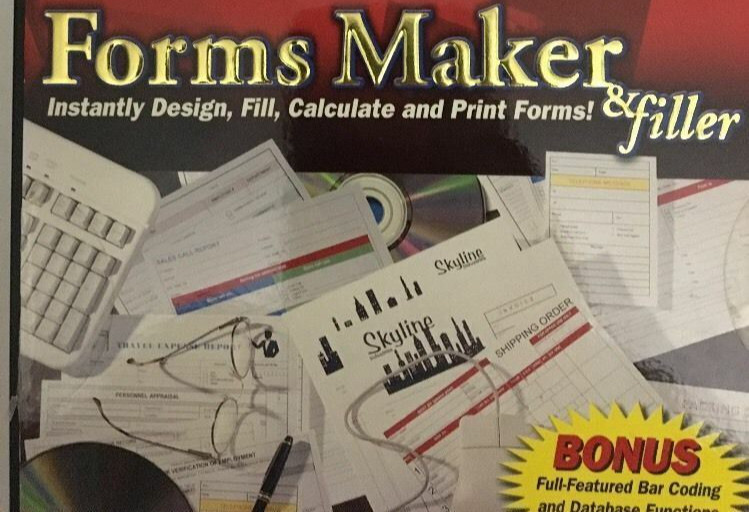 Forms Maker & Filler(PC,2007)New. for W98, ME, W2000 & WindowsXP-RARE-SHIPS N 24