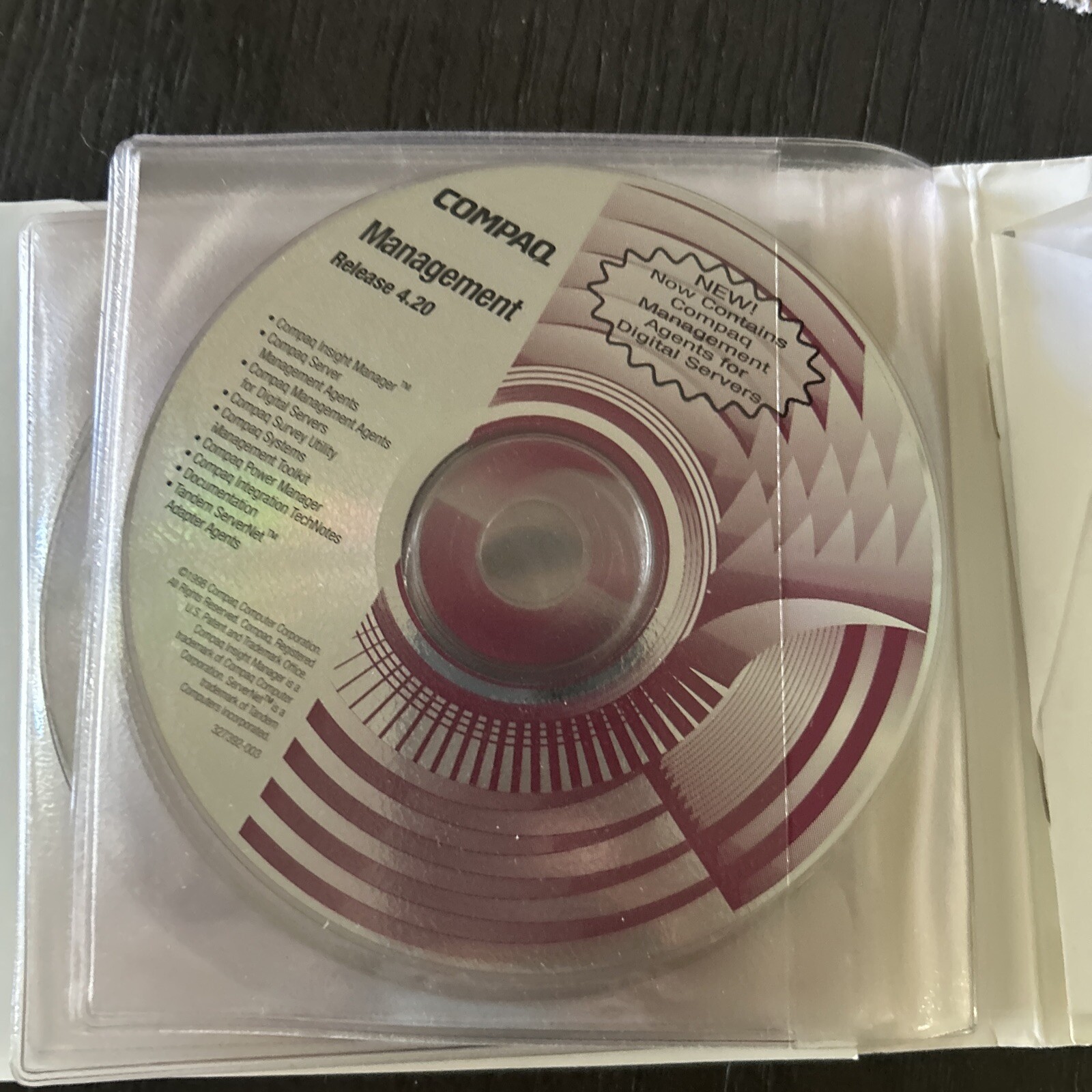 Compaq Storage Management Solutions Release 3.0 6-CD Program Shlf