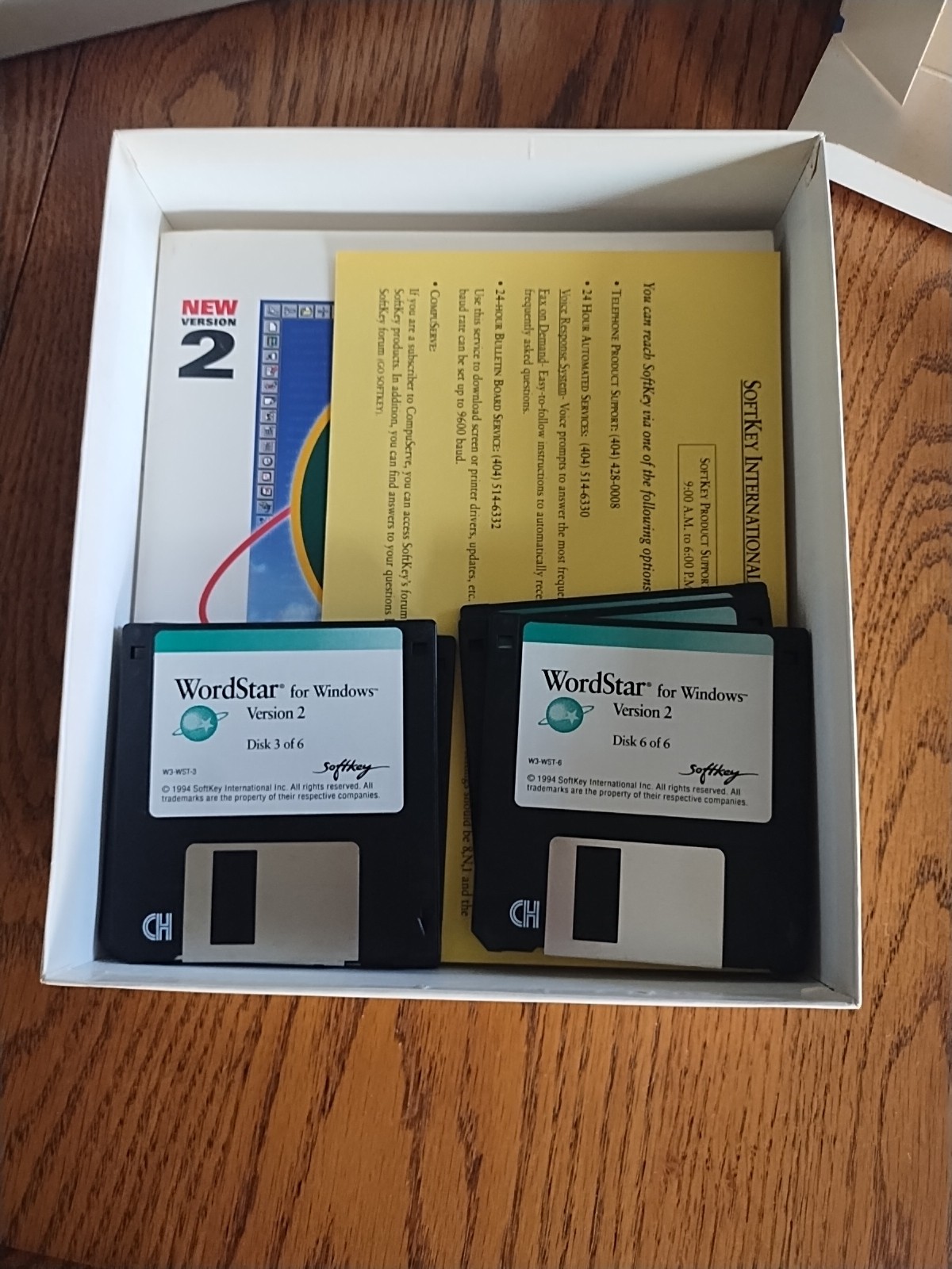 Vtg 1994 WordStar For Windows Version 2 Word Processing Publishing Office Max
