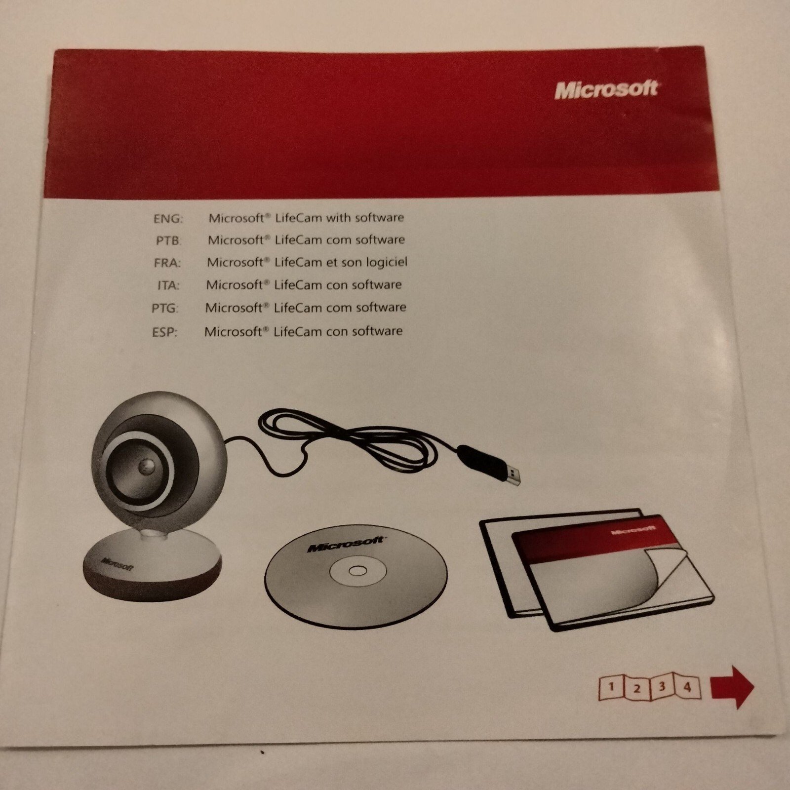 Microsoft LifeCam Software Installation CD Product Guide Information