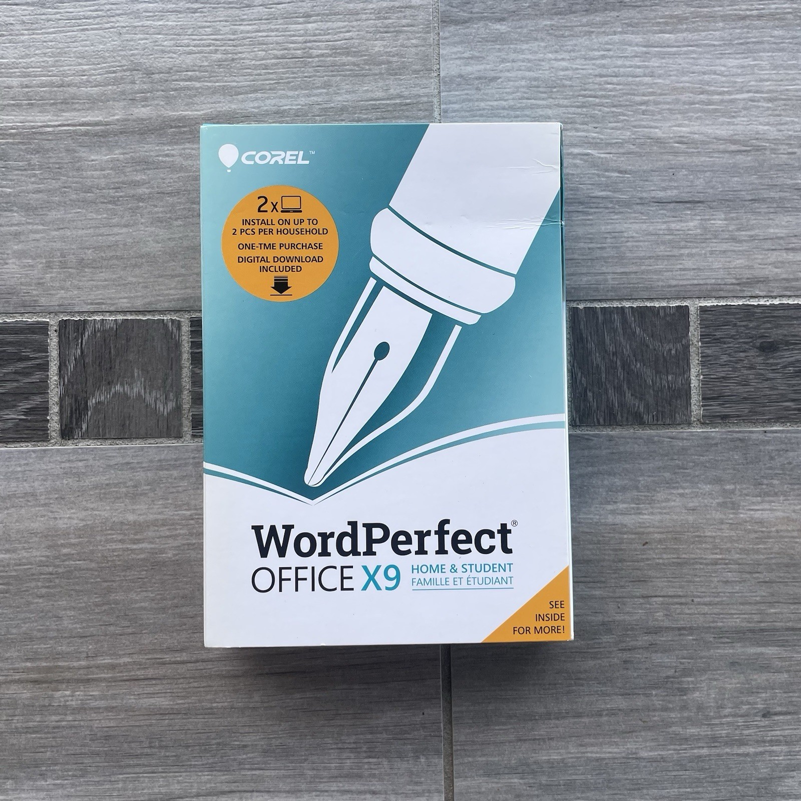 Corel WordPerfect Office X9 Home & Student New Sealed Software