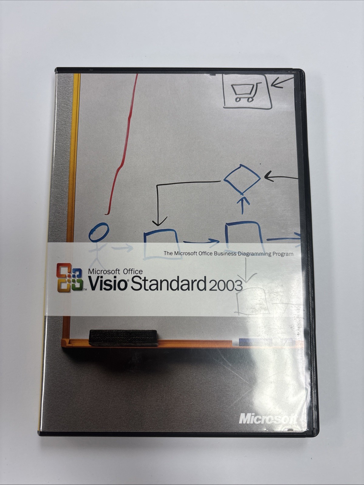 Microsoft Office Visio Standard 2003 Diagramming Program w/Product Key, Manual