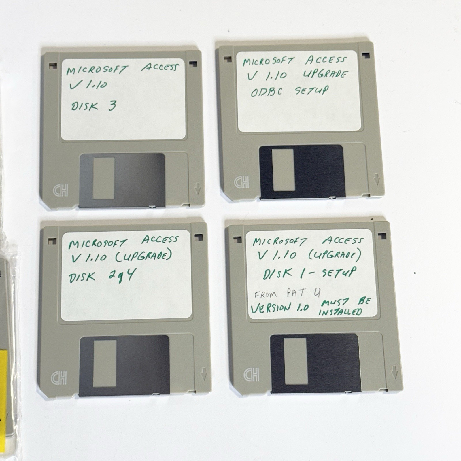 Microsoft Access Relational Database Management Windows Software 3.5” Disk Set