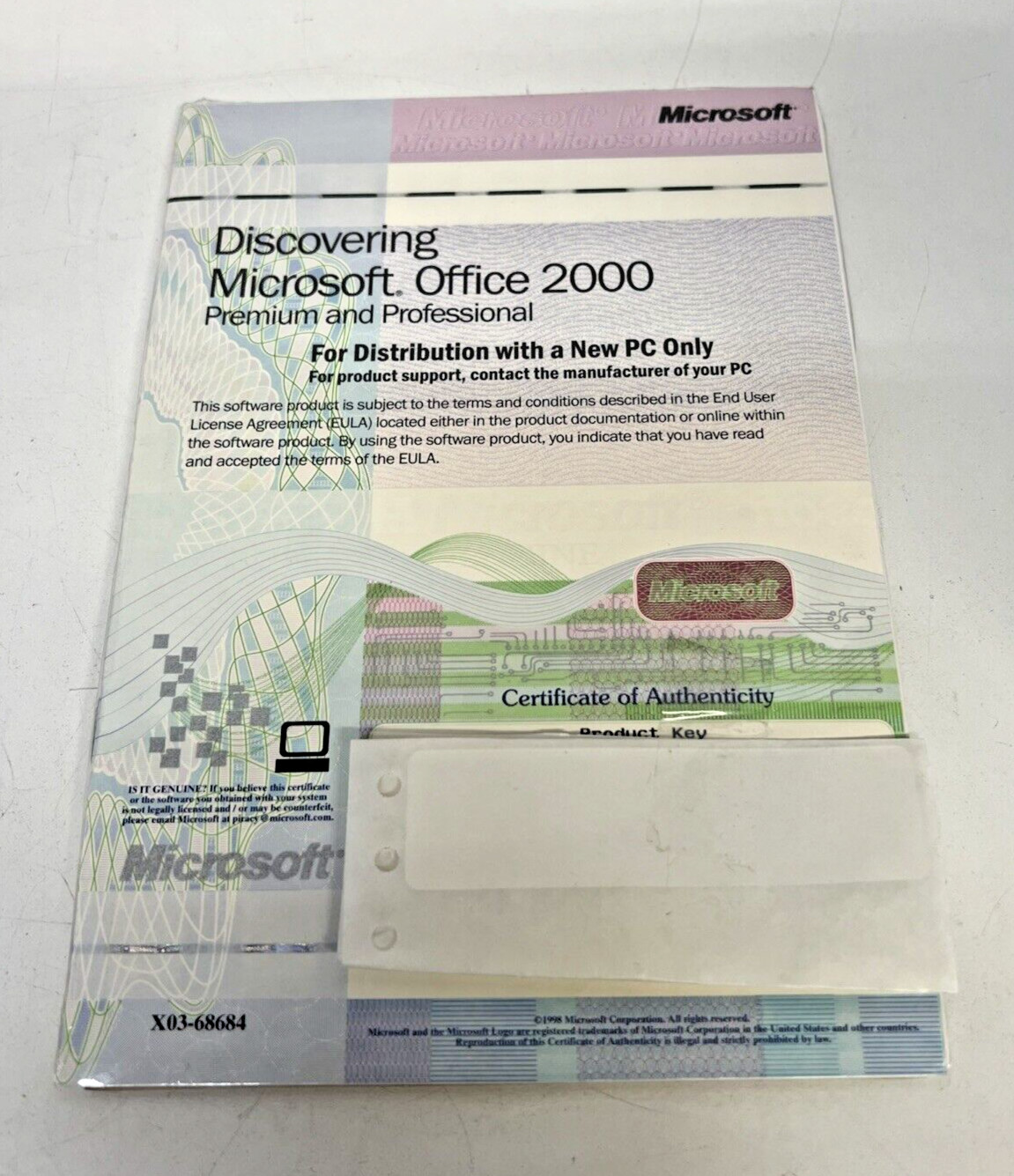 MS Microsoft Office 2000 Premium and Professional Edition NEW & SEALED