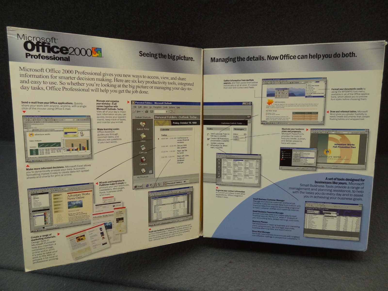 Microsoft Office 2000 Professional Word Excel Outlook PowerPoint Publisher CDrom