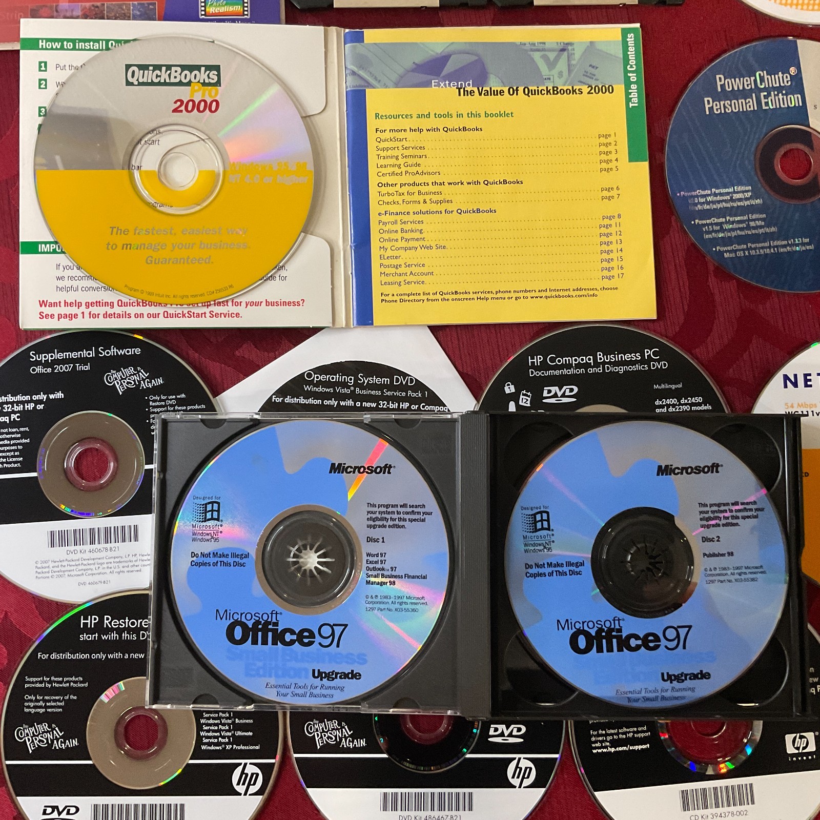 CLASSIC SOFTWARE MISC TITLES*WINDOWS*CD+DVD ROM+FLOPPY DISKS*CREATIVE*OFFICE*OOP