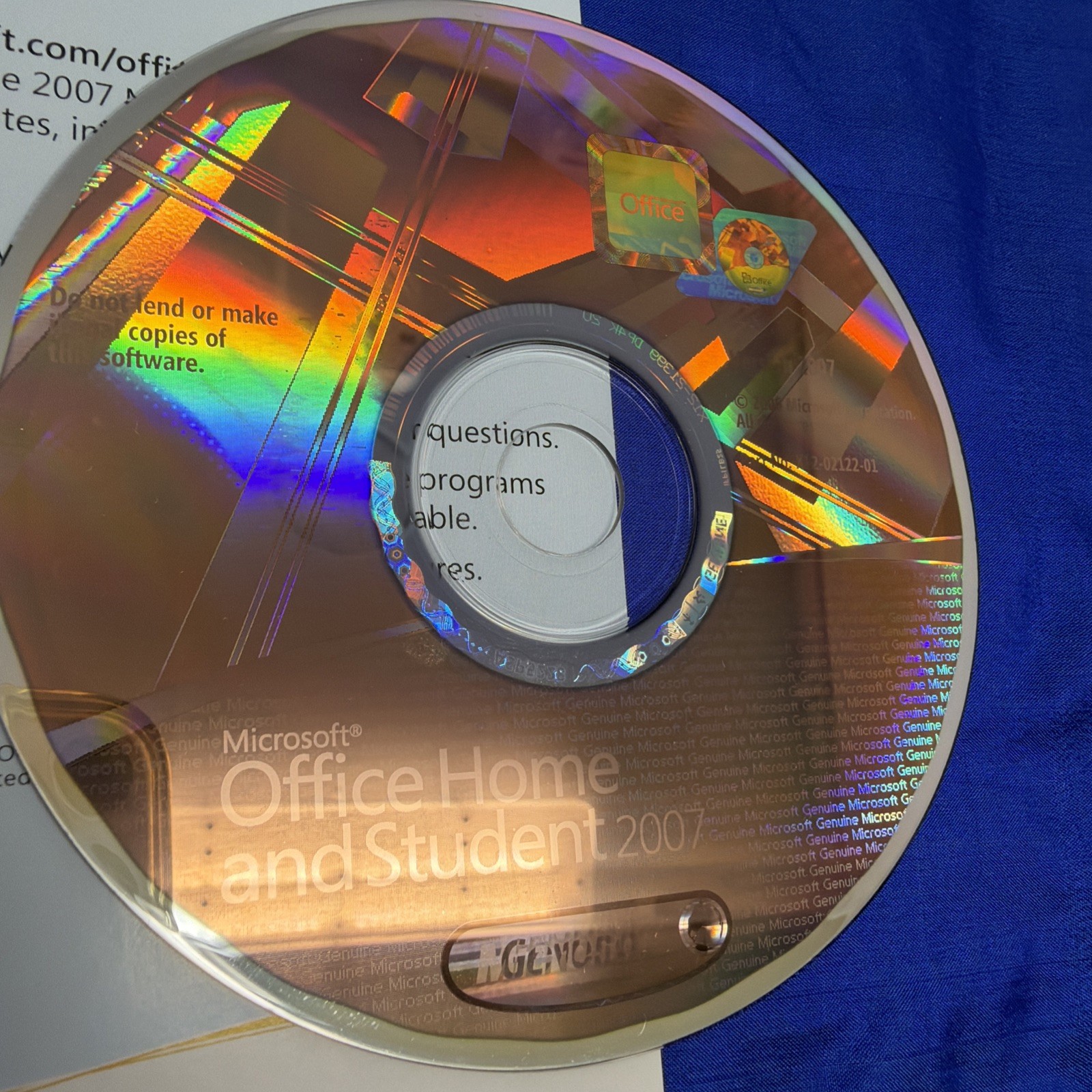 Microsoft Office 2007 Home and Student w/ Product Key – Excel, Word, PowerPoint