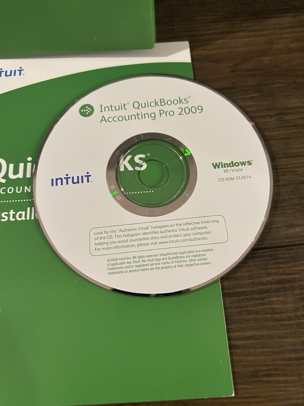 Intuit QuickBooks Pro 2009 + Payroll Accounting Software Windows Complete W/ Key