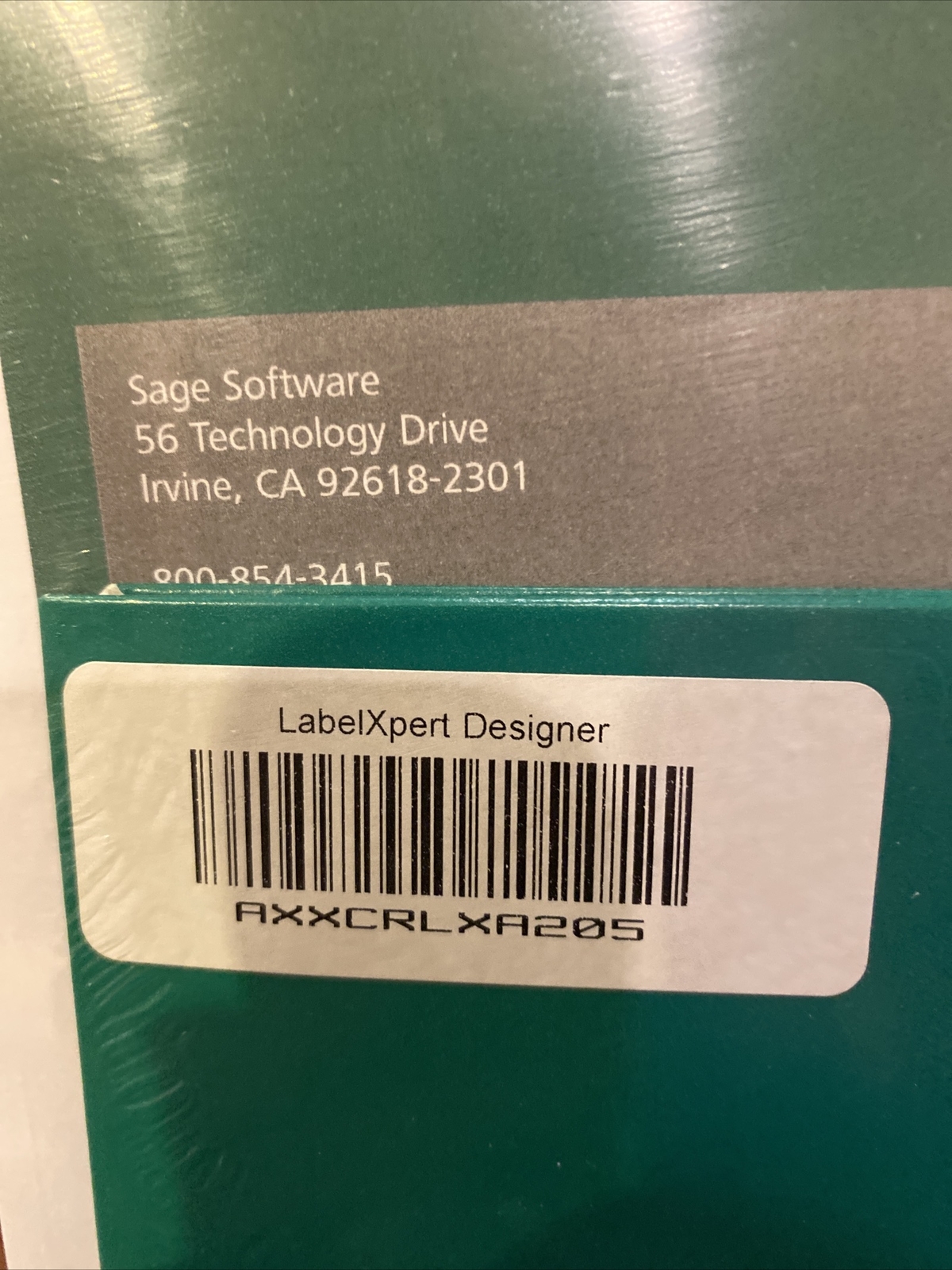 SEALED BRAND NEW UNUSED SAGE MAS500 Labelxpert Designer . Software CD + Docs