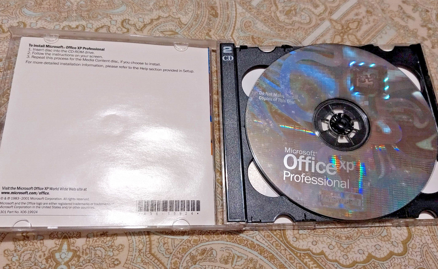 Microsoft Office XP Professional, Version 2002 with Product Key, Genuine Retail