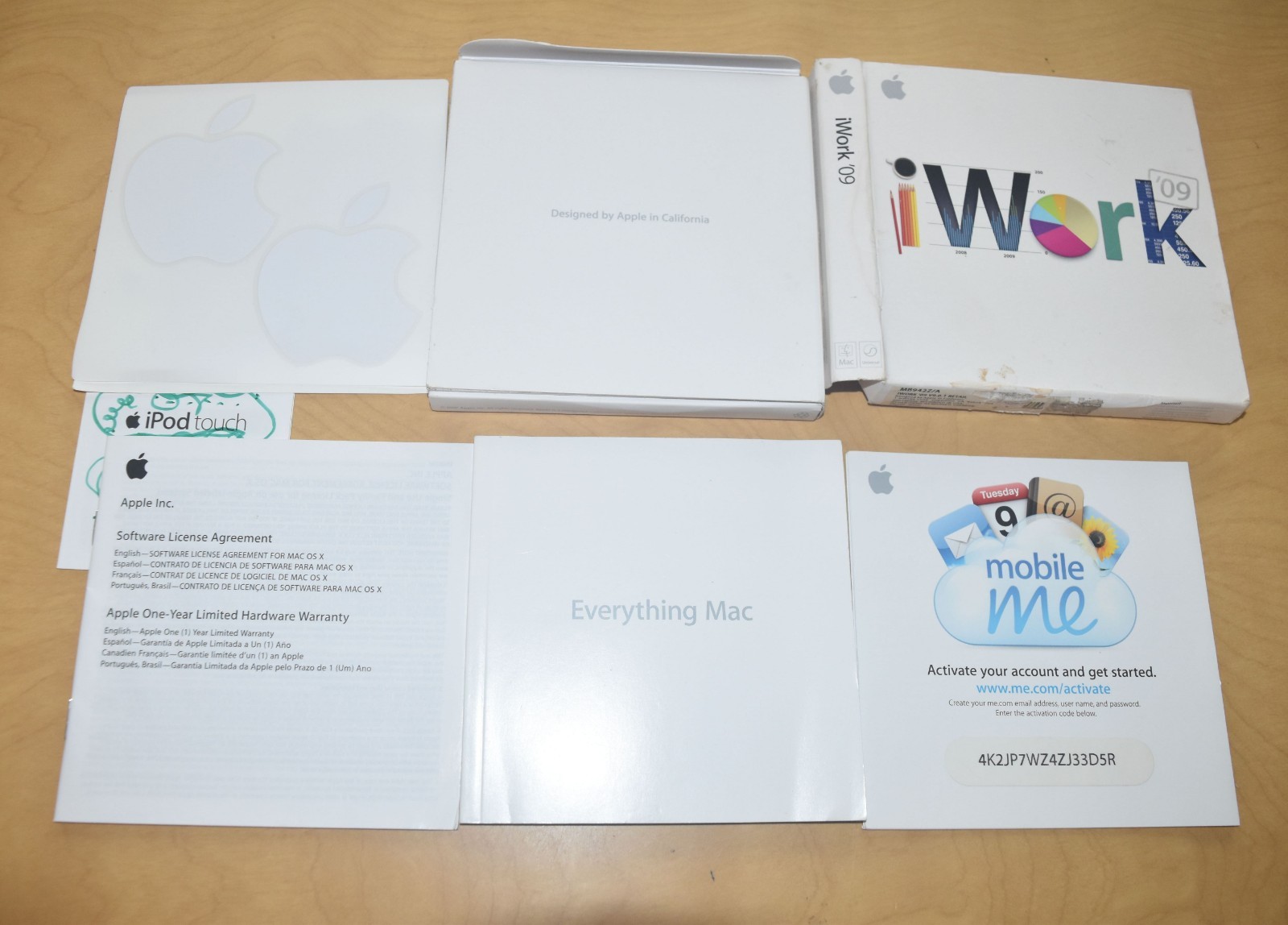 Apple iWork ’09 Retail Version 9.0.1 Full Version for Mac MB942Z/A 2269L6388A