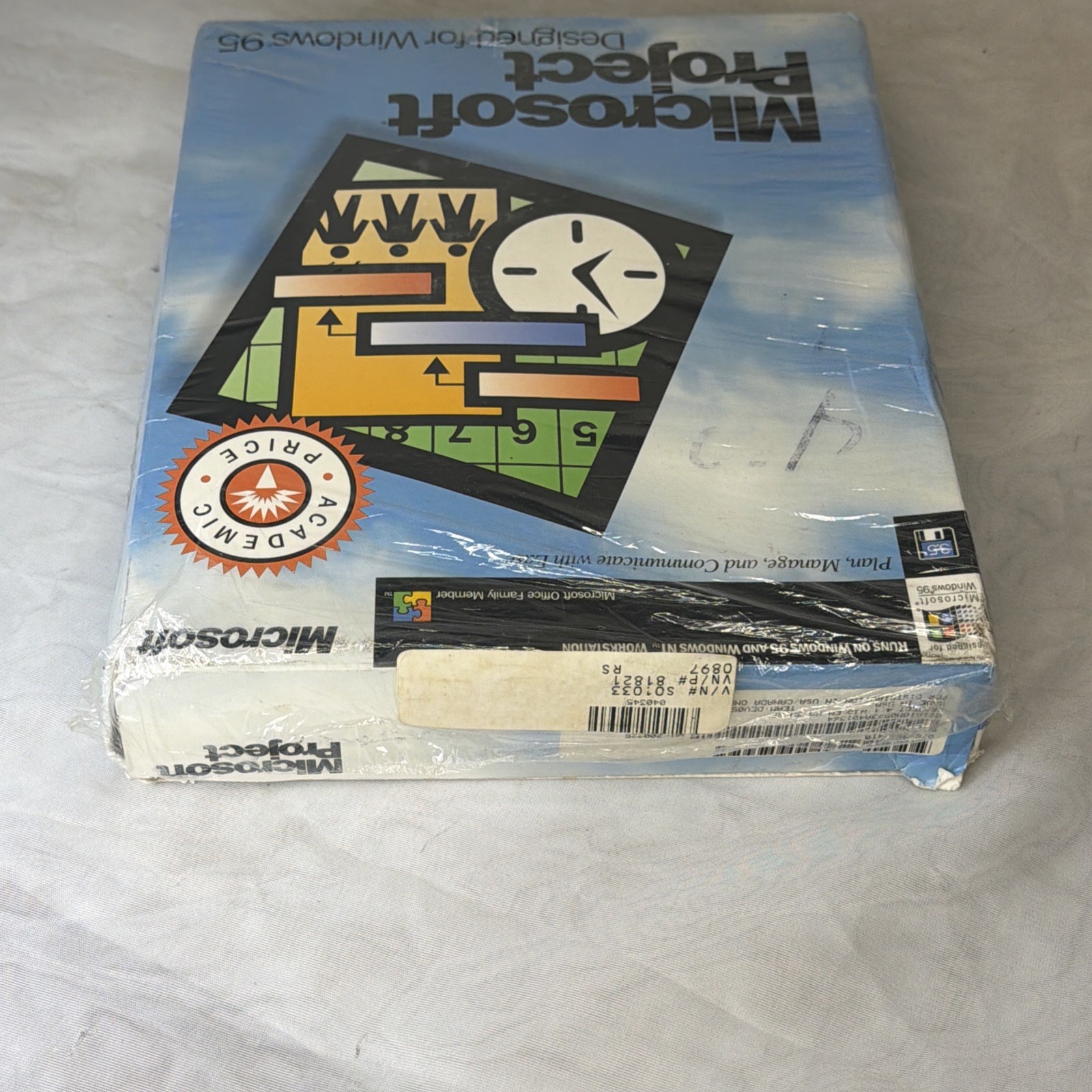 Rare Vintage Microsoft Project Designed for Windows 95 New / Open Box